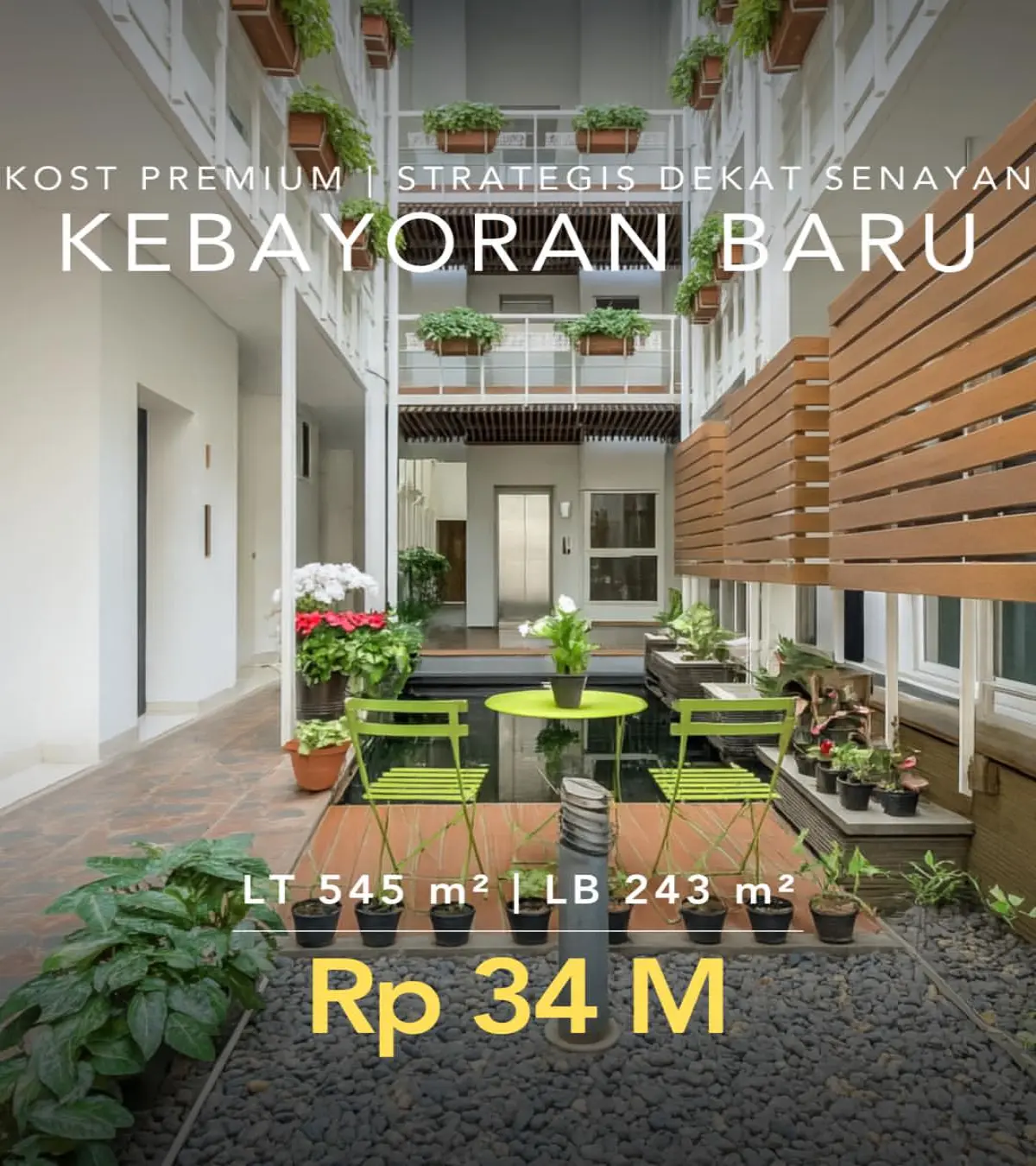 Rumah Dijual Murah Lokasi Strategis Kebayoran Baru Jakarta Selatan