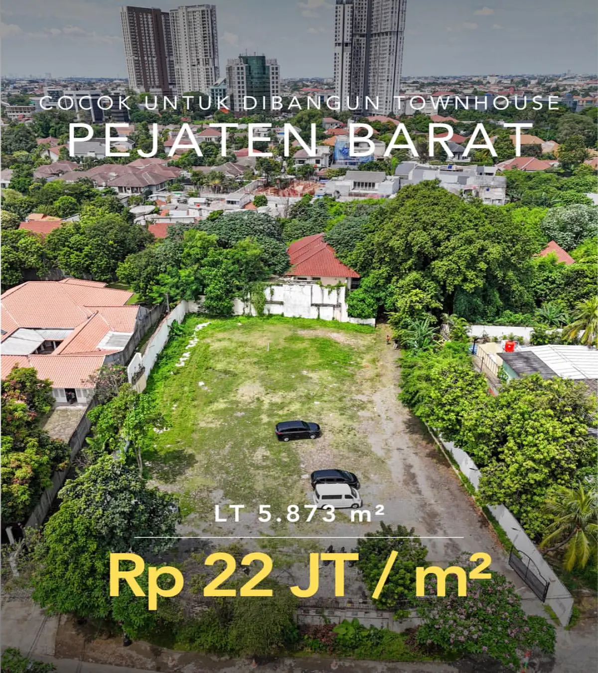 Tanah Dijual Pejaten Barat Jakarta Selatan