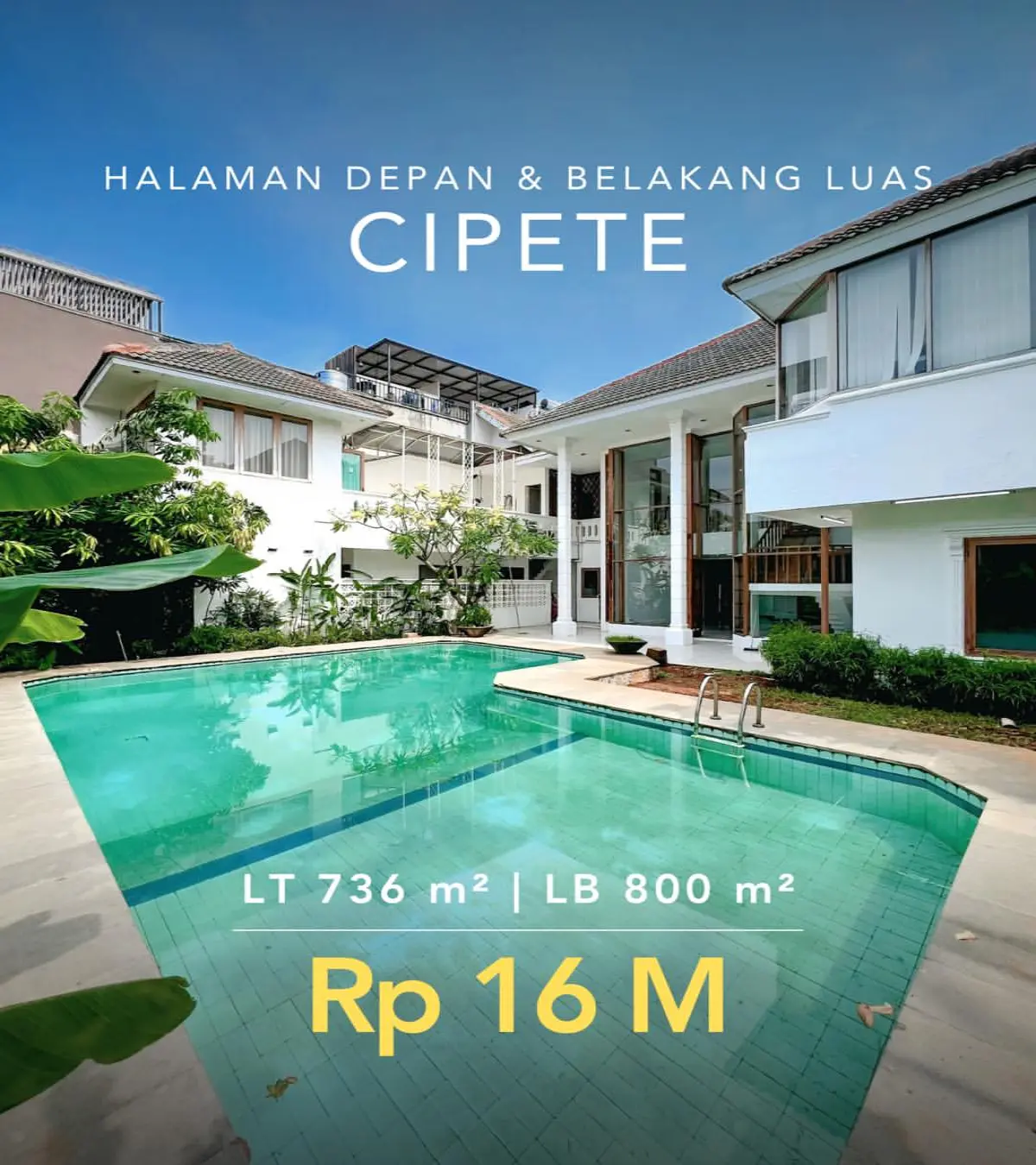 Rumah Dijual 2 Lantai Cipete Jakarta Selatan