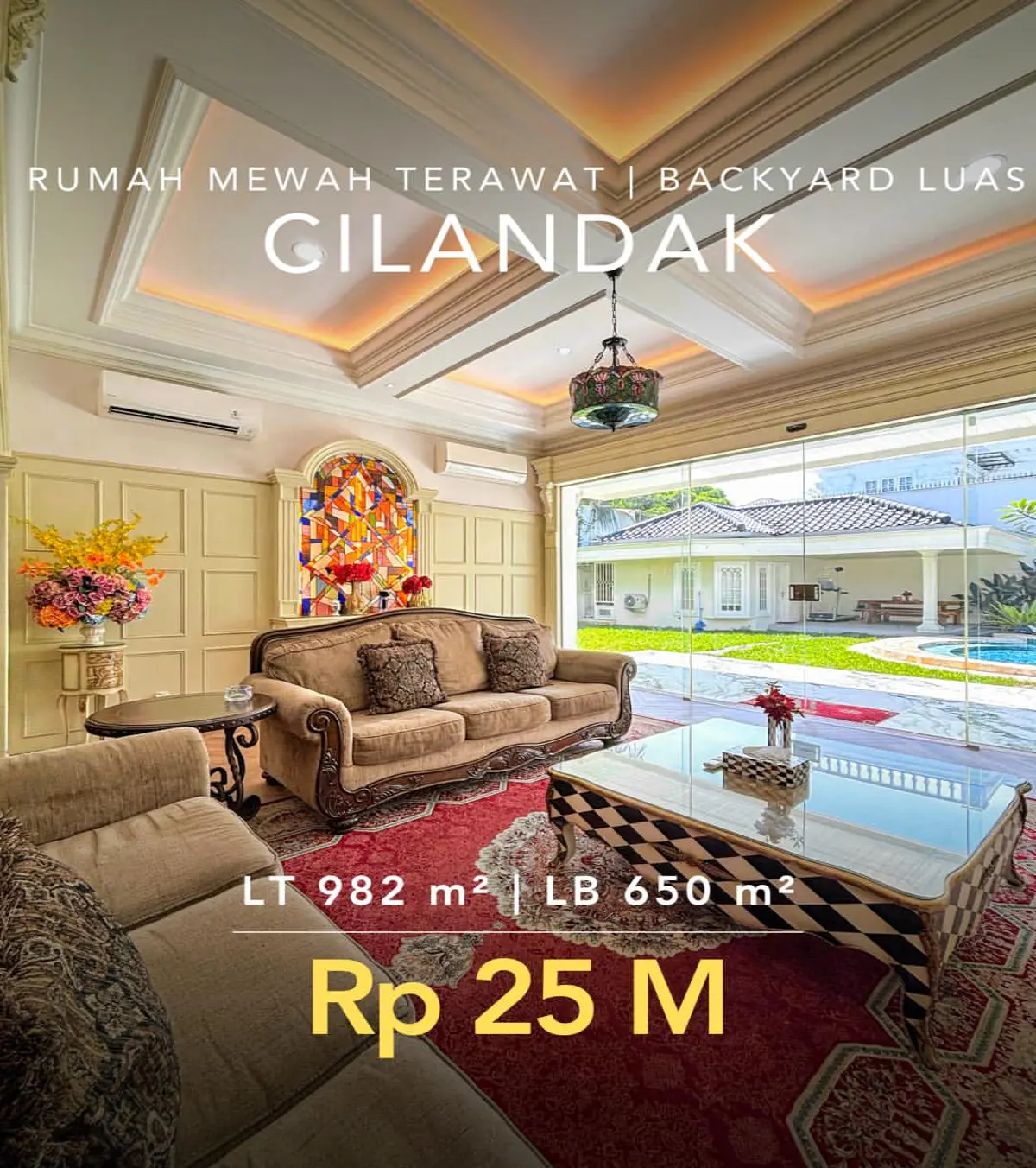Rumah Dijual Jakarta Selatan Cilandak Taman Luas