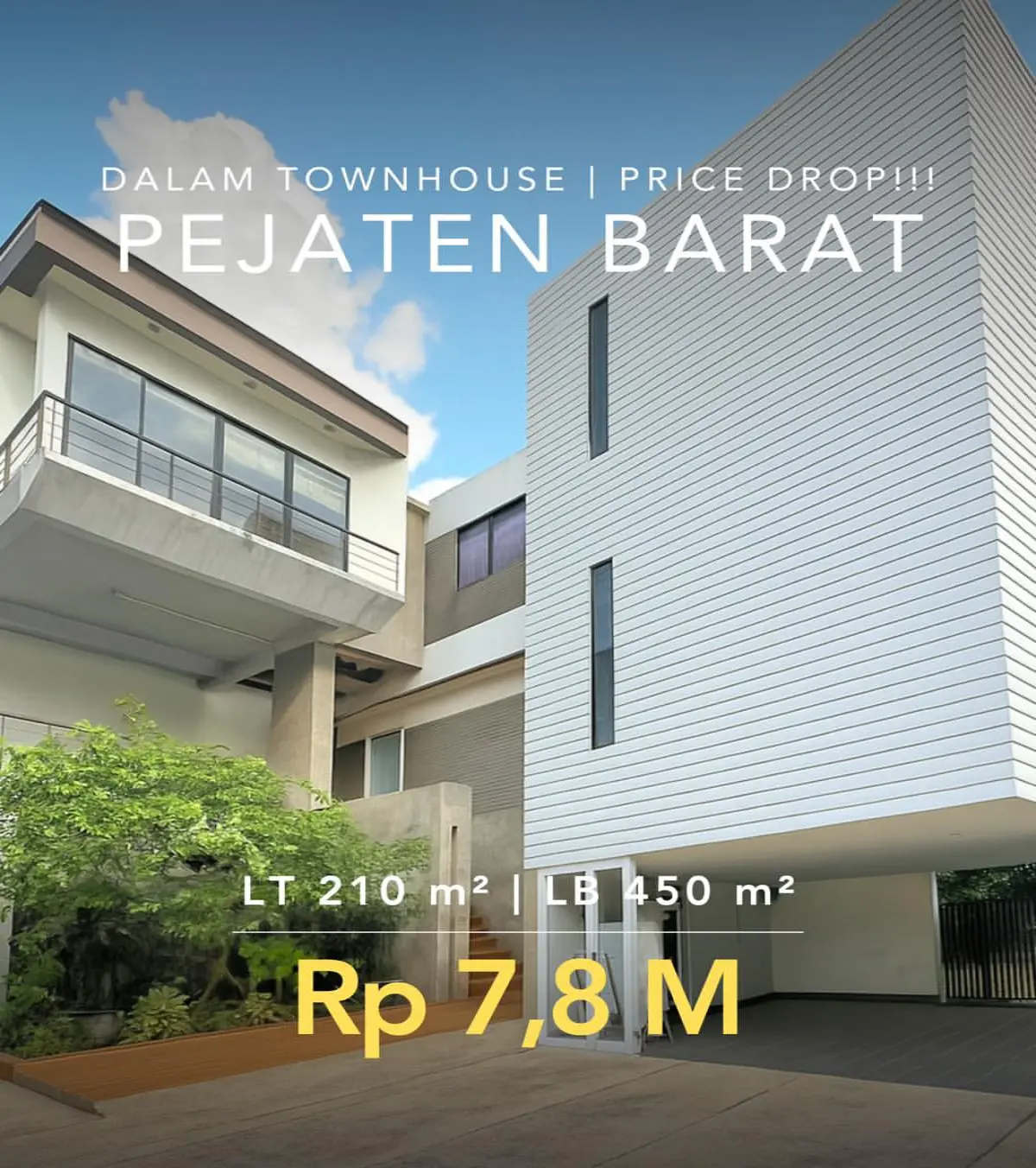 Rumah Dijual Dalam Townhouse Pejaten Barat Jakarta Selatan