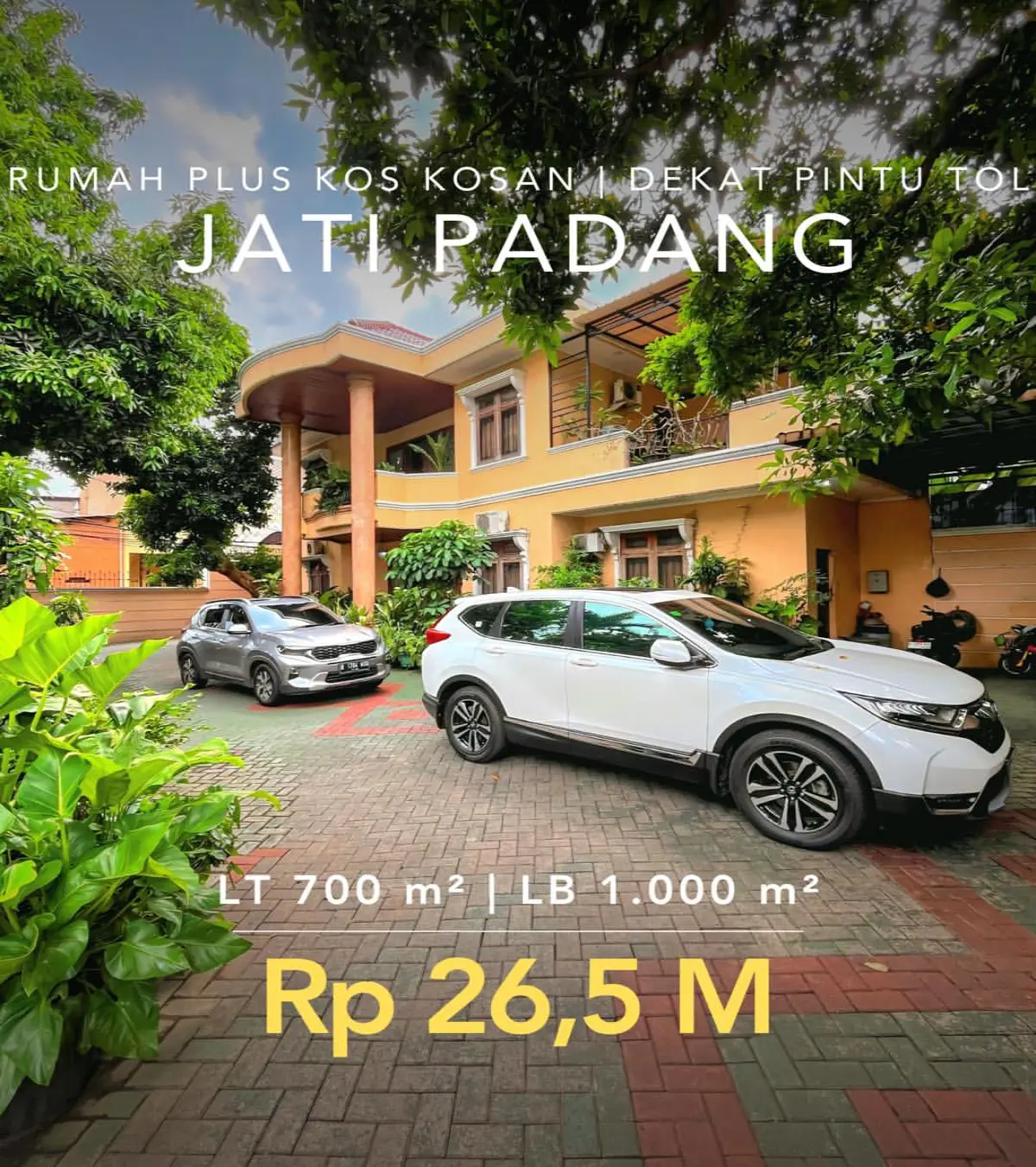 Rumah Dijual di Jati Padang Jakarta Selatan Bonus Kost Kosan