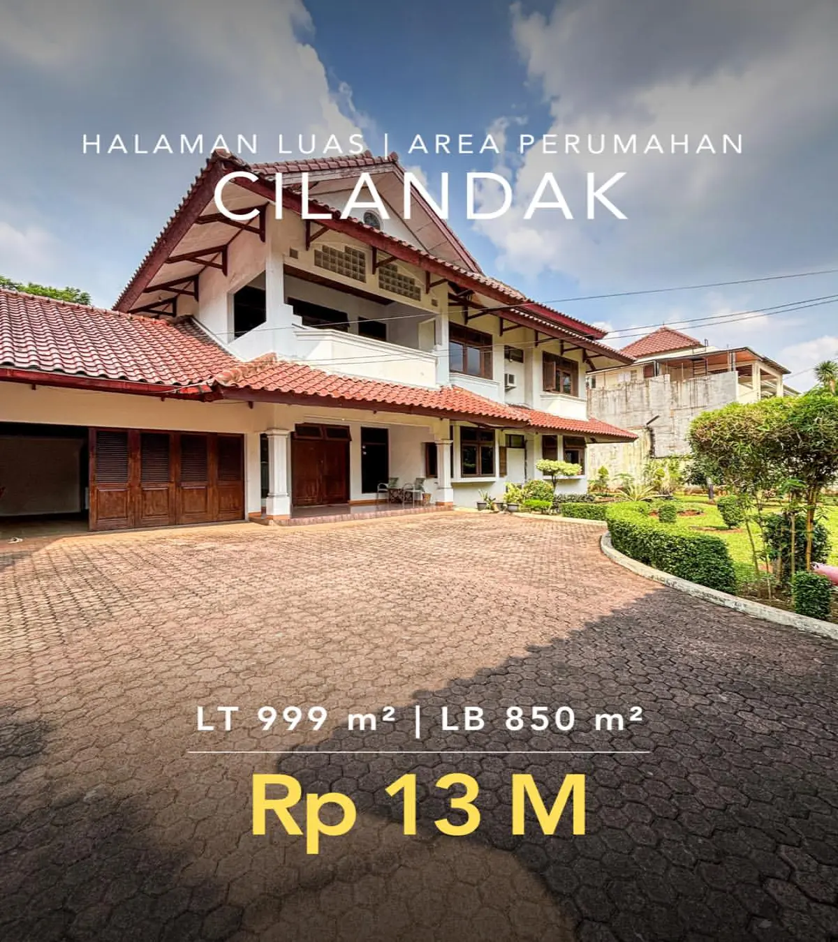 Rumah Dijual Mirah Cilandak Jaksel Lokasi Strategis
