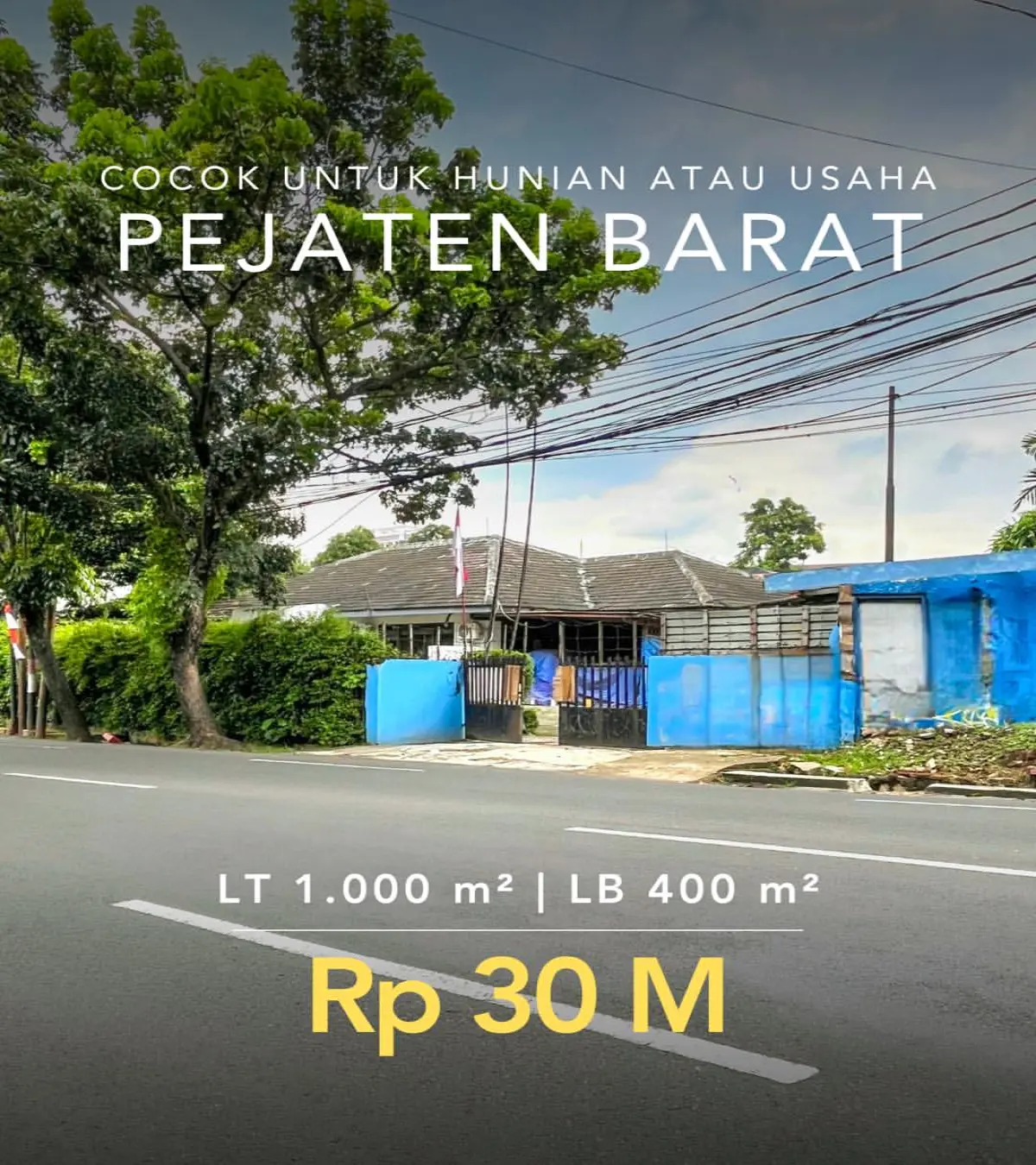 Rumah Dijual Pejaten Barat Jakarta Selatan cocok untuk hunian atau komersial