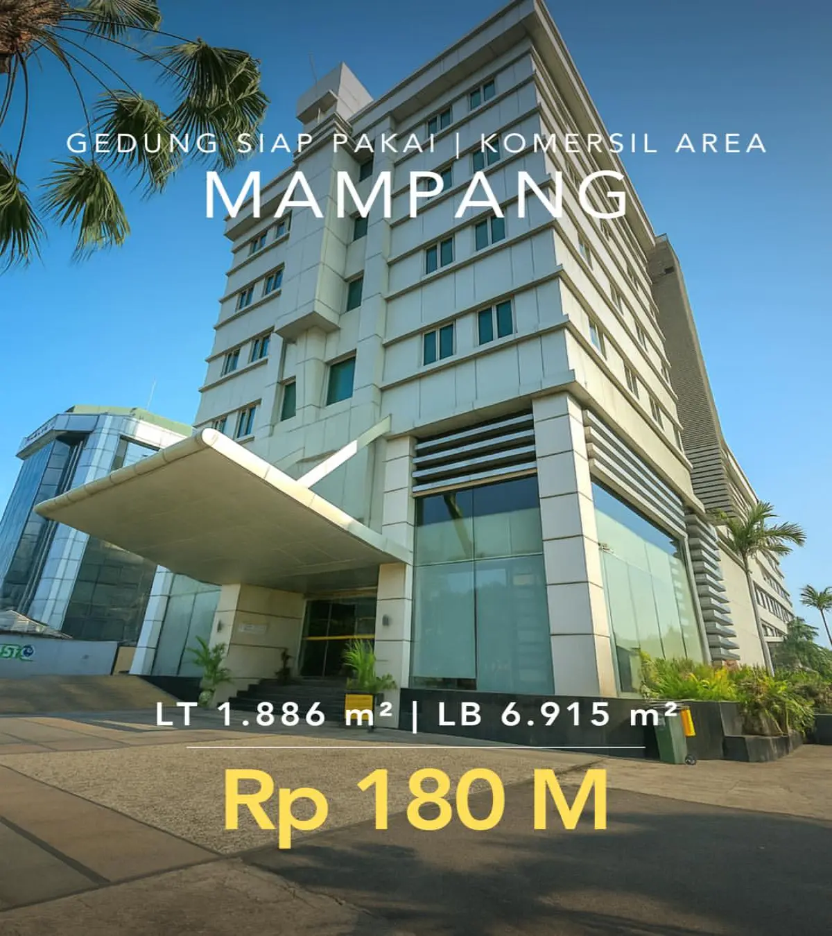 Dijual Gedung Strategis di Mampang, Jakarta Selatan - Harga Nego!