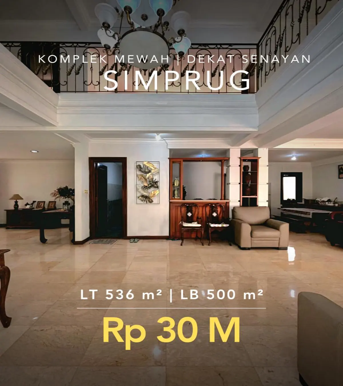 Rumah Mewah Simprug Jakarta Selatan - Dijual Harga Nego!
