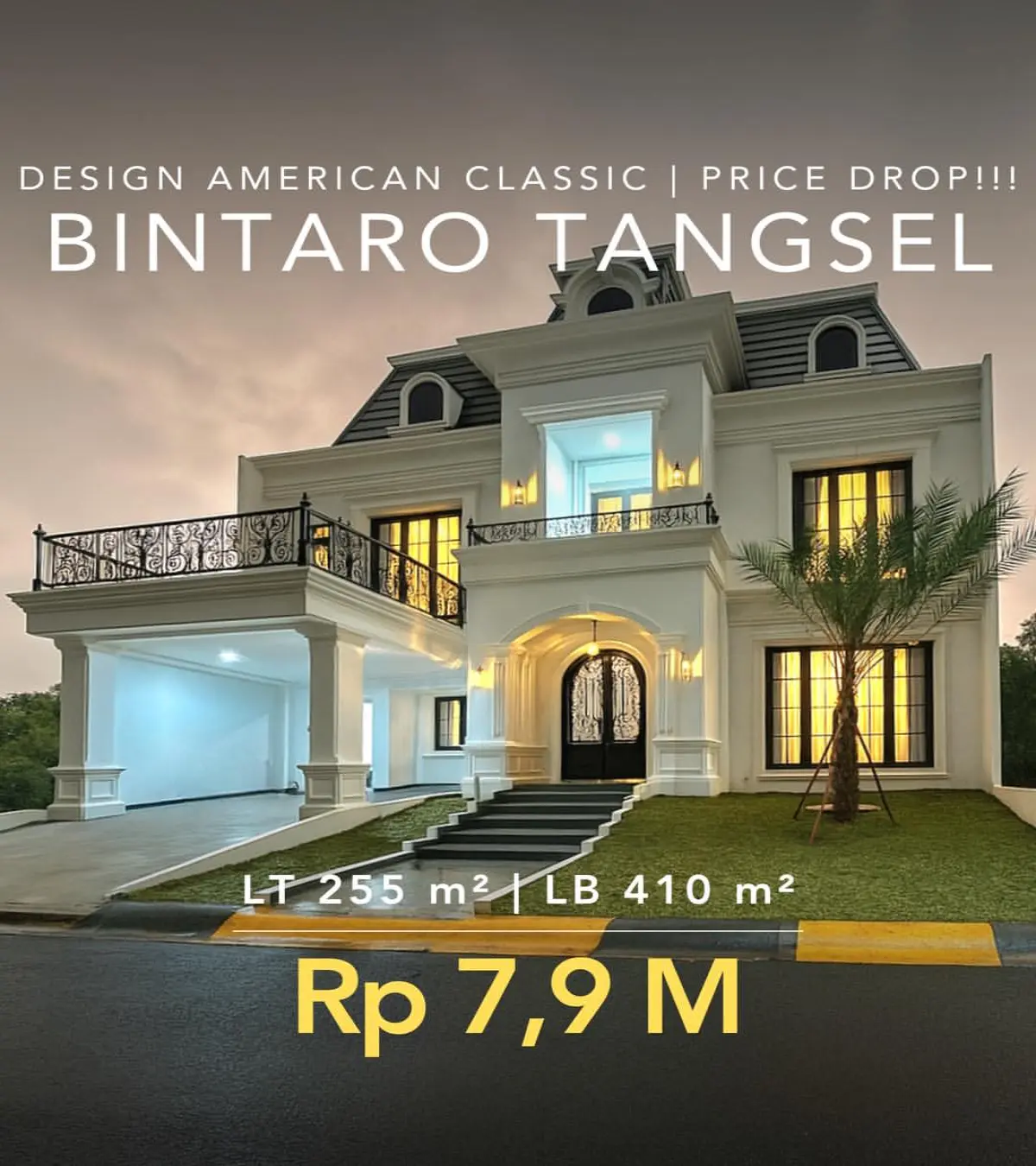 Rumah Mewah Bintaro Tangerang Selatan Dijual Harga Nego!