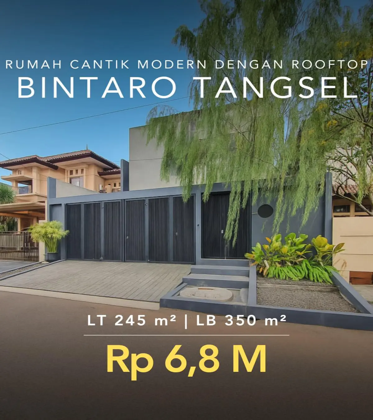 Rumah Modern Cantik di Bintaro, Tangerang Selatan - Dijual!