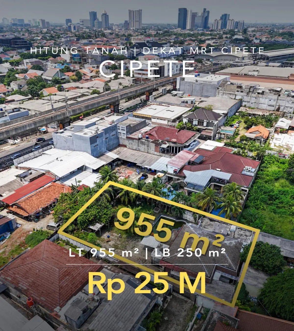 Rumah Murah di Cipete Jakarta Selatan Harga Per Tanah, Nego!