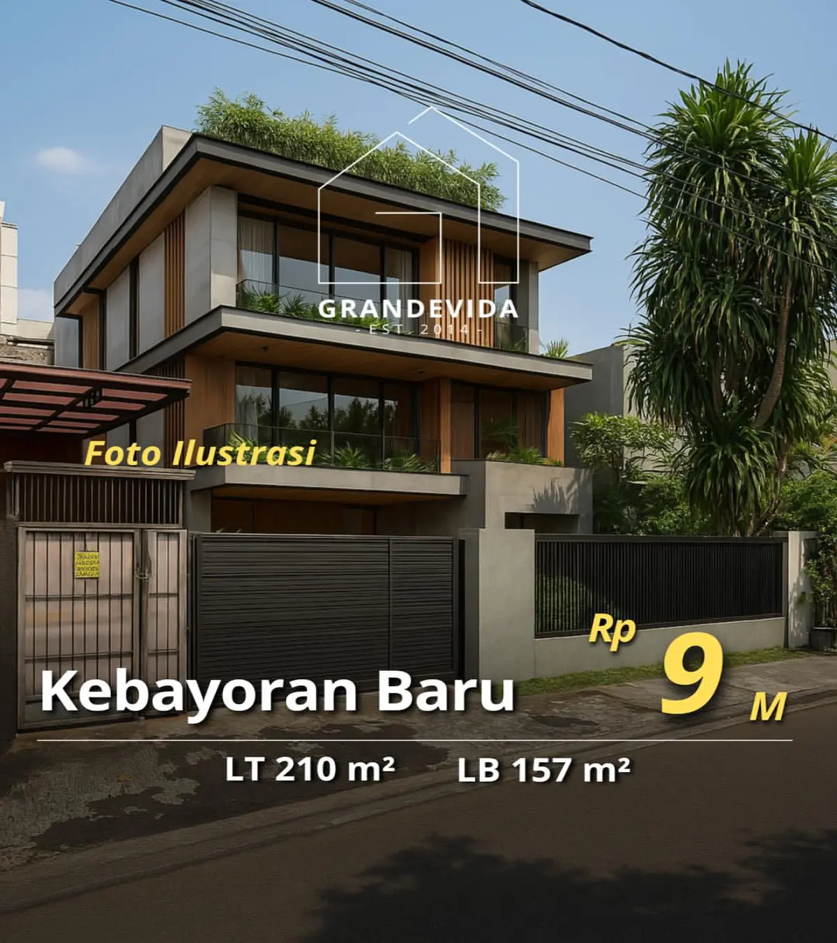 Dijual Rumah Idaman di Ciomas, Kebayoran Baru, Jakarta Selatan
