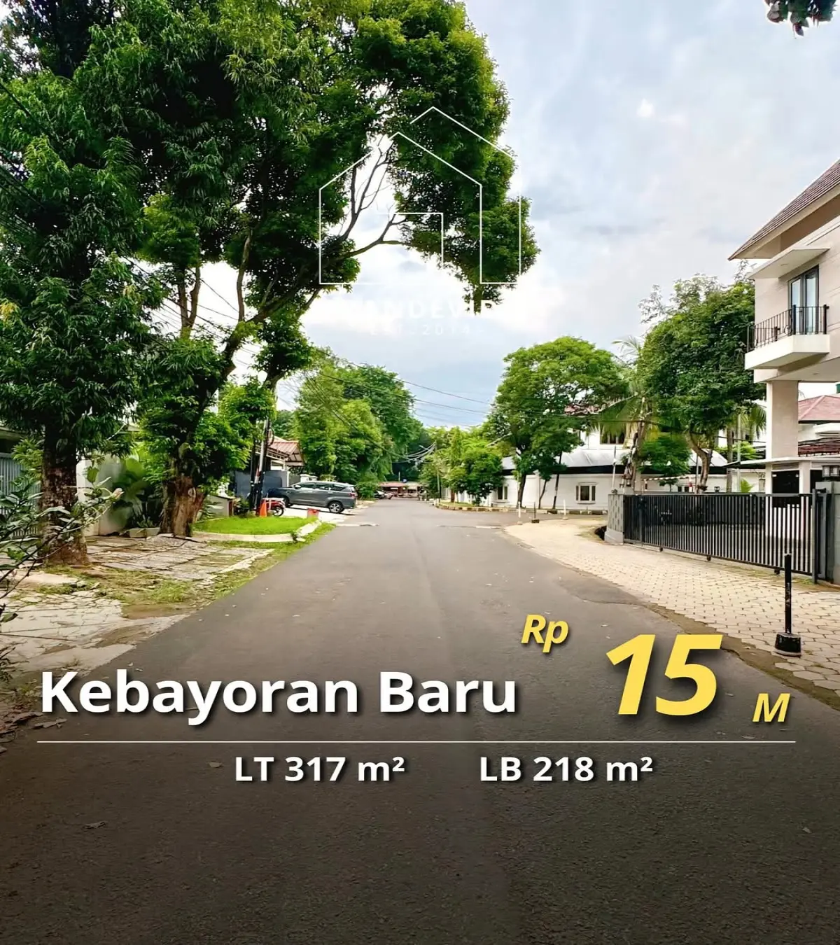 Dijual Rumah Eksklusif di Laksana, Kebayoran Baru, Jakarta Selatan