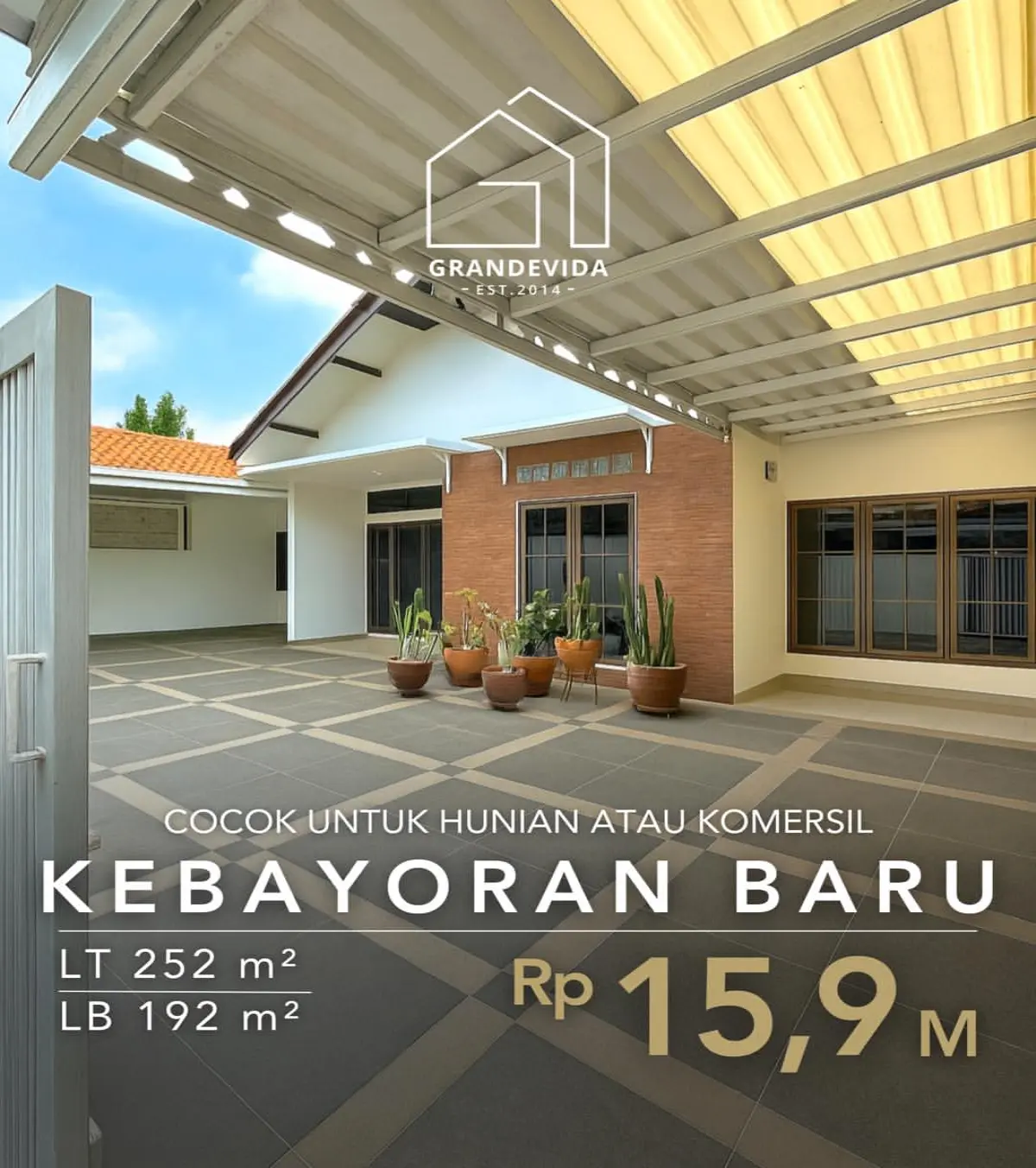 Hunian Idaman di Ciragil Kebayoran Baru, Jakarta Selatan - Harga Nego!