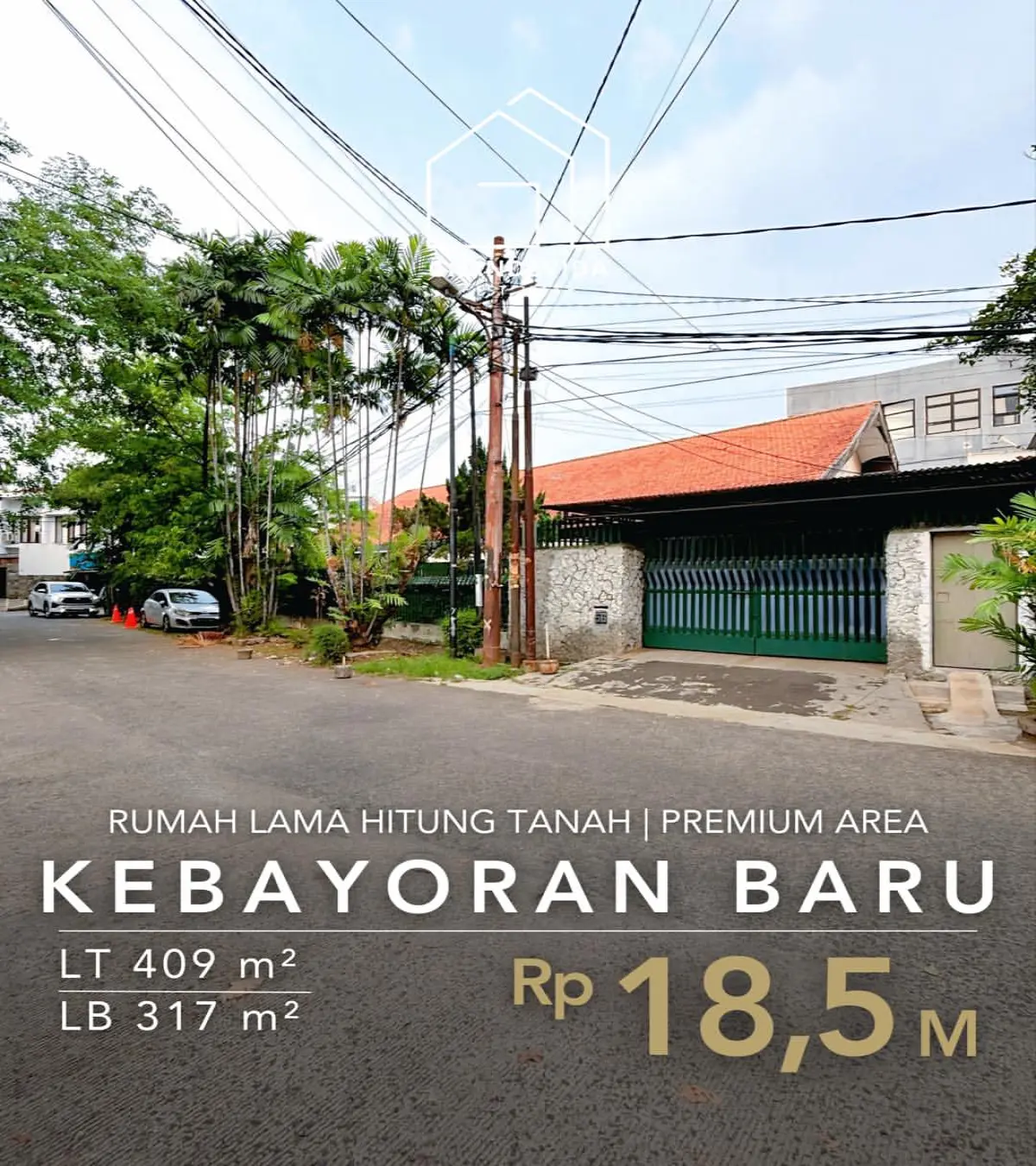Rumah Strategis Hang Lekiu, Kebayoran Baru, Jakarta Selatan (Dijual)