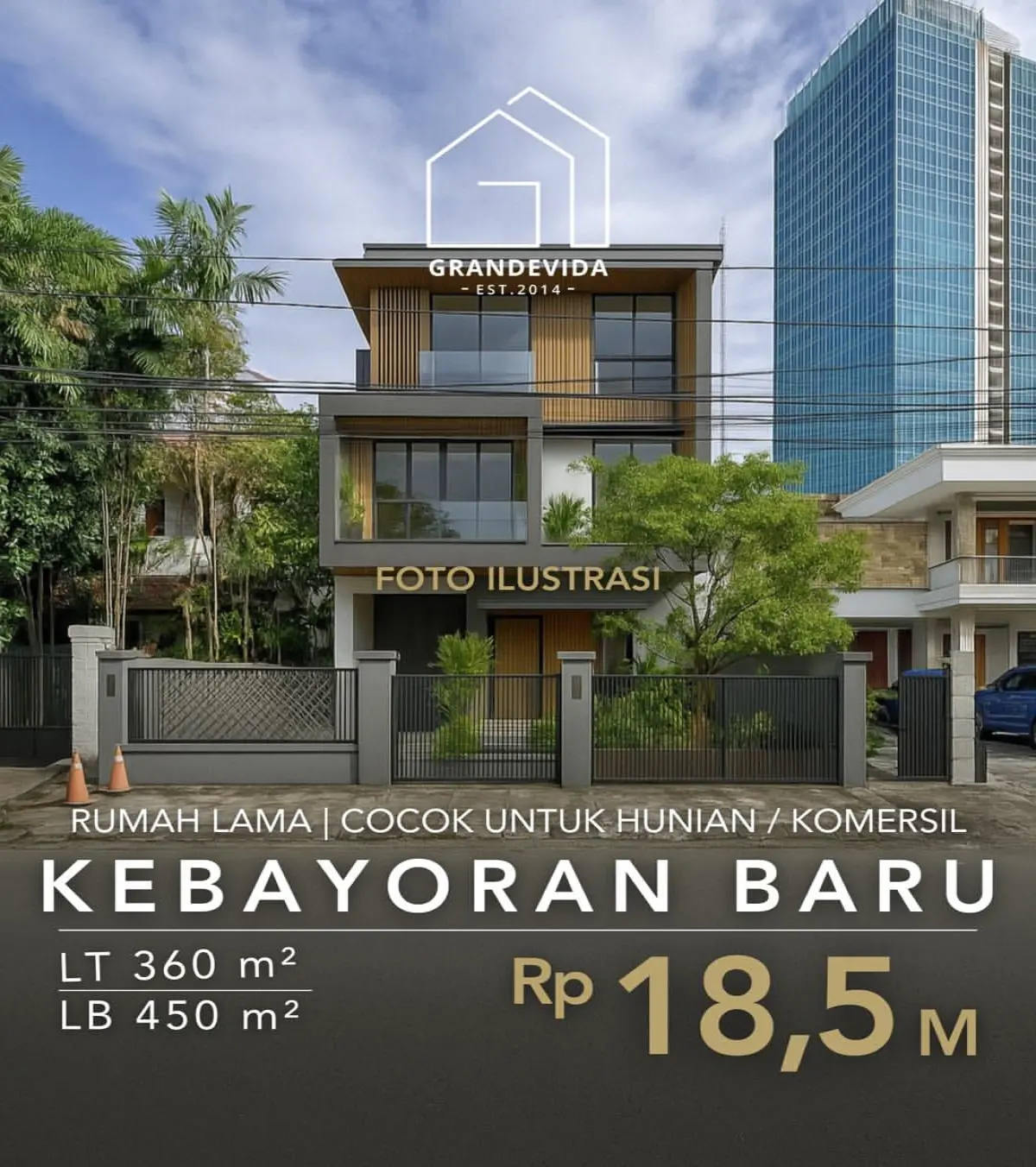 Rumah Impian di Sungai Sambas, Kebayoran Baru, Jakarta Selatan (Dijual)
