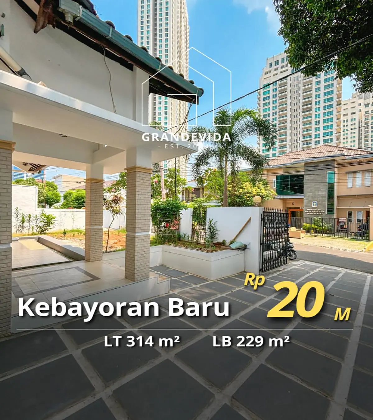 Rumah Eksklusif Kerinci, Kebayoran Baru - Harga Nego!