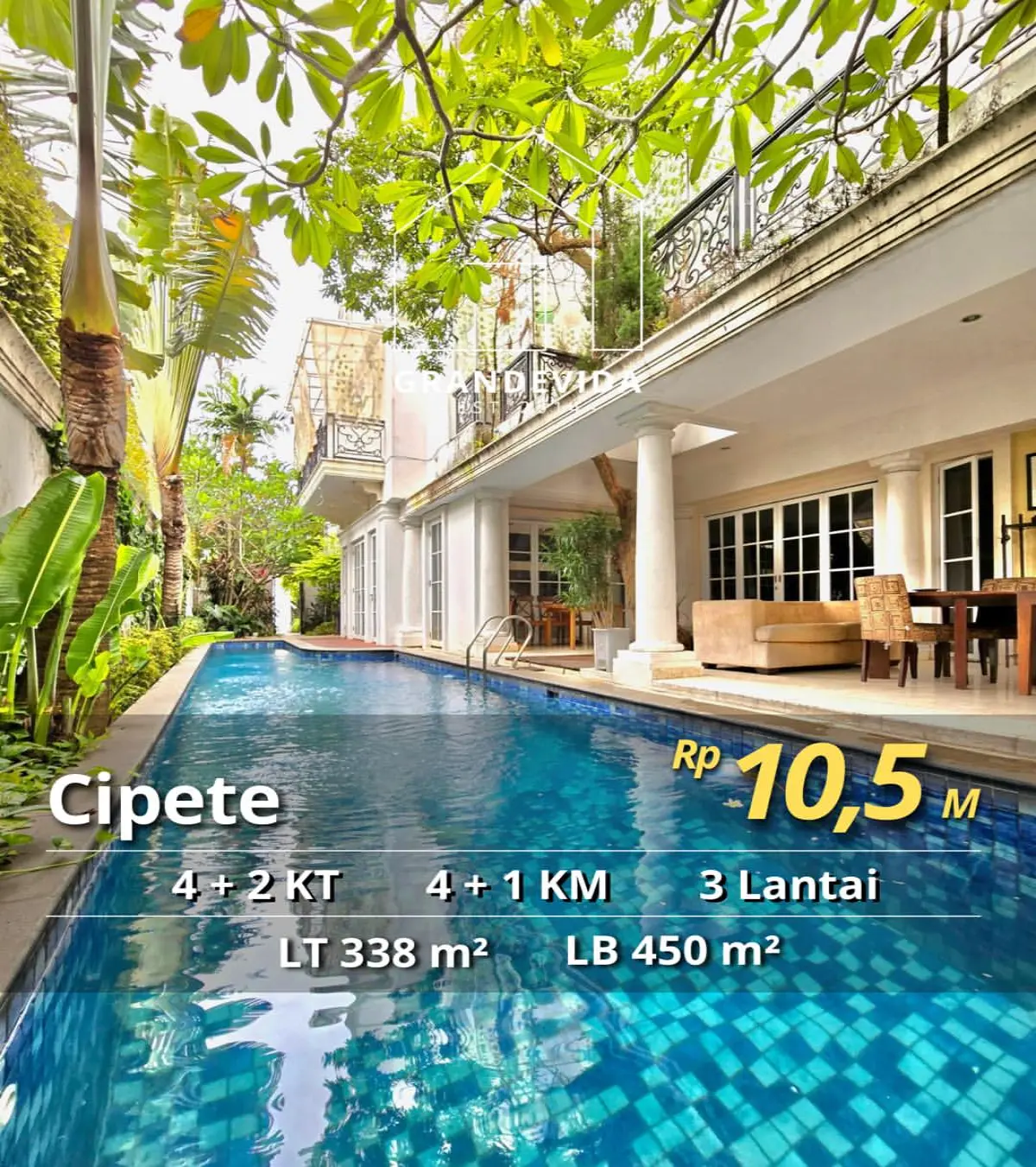 Rumah Dijual Cipete Townhouse Modern Dekat Pusat Kota