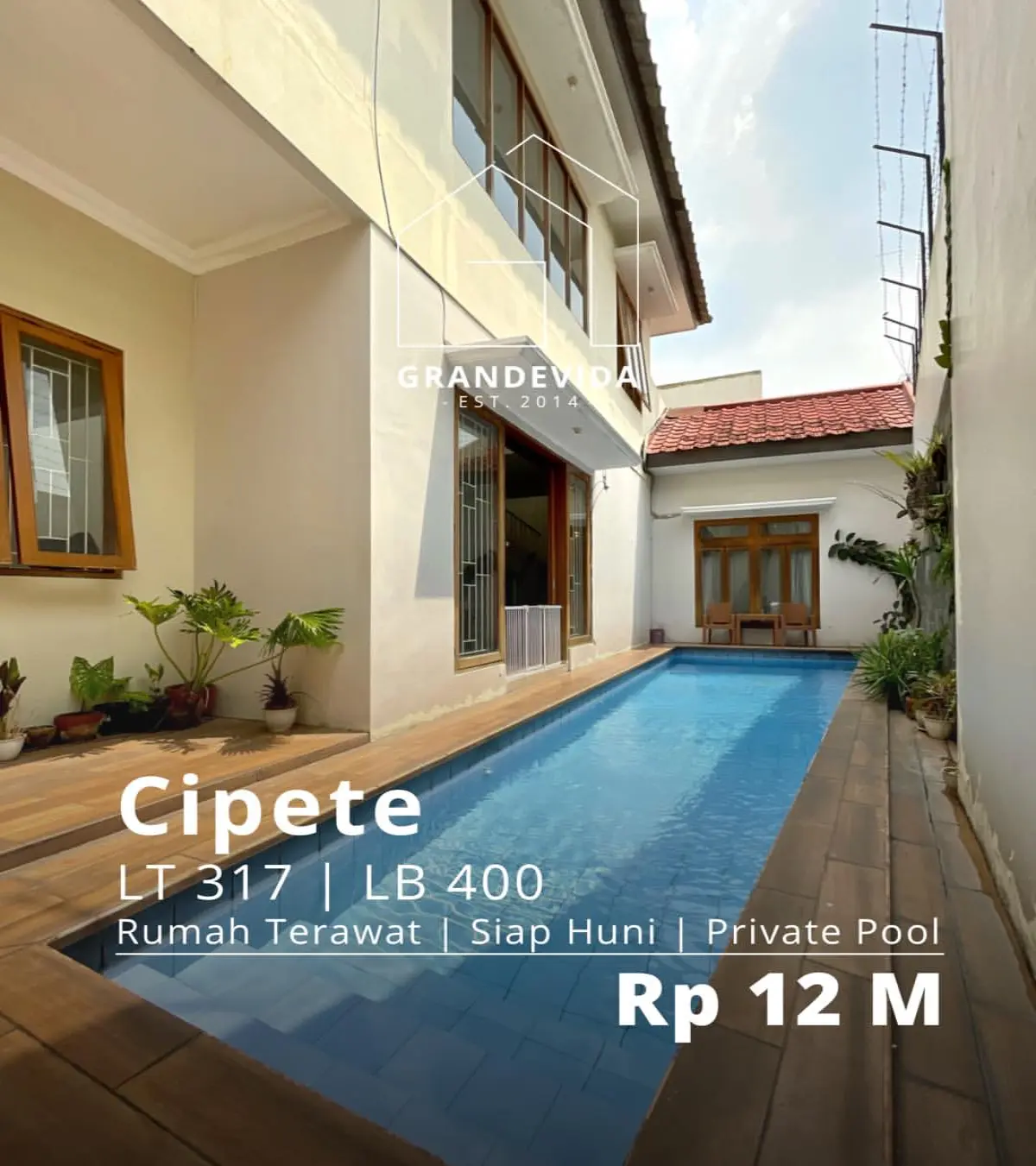 Rumah Dijual H Tholib Cipete Jakarta Selatan