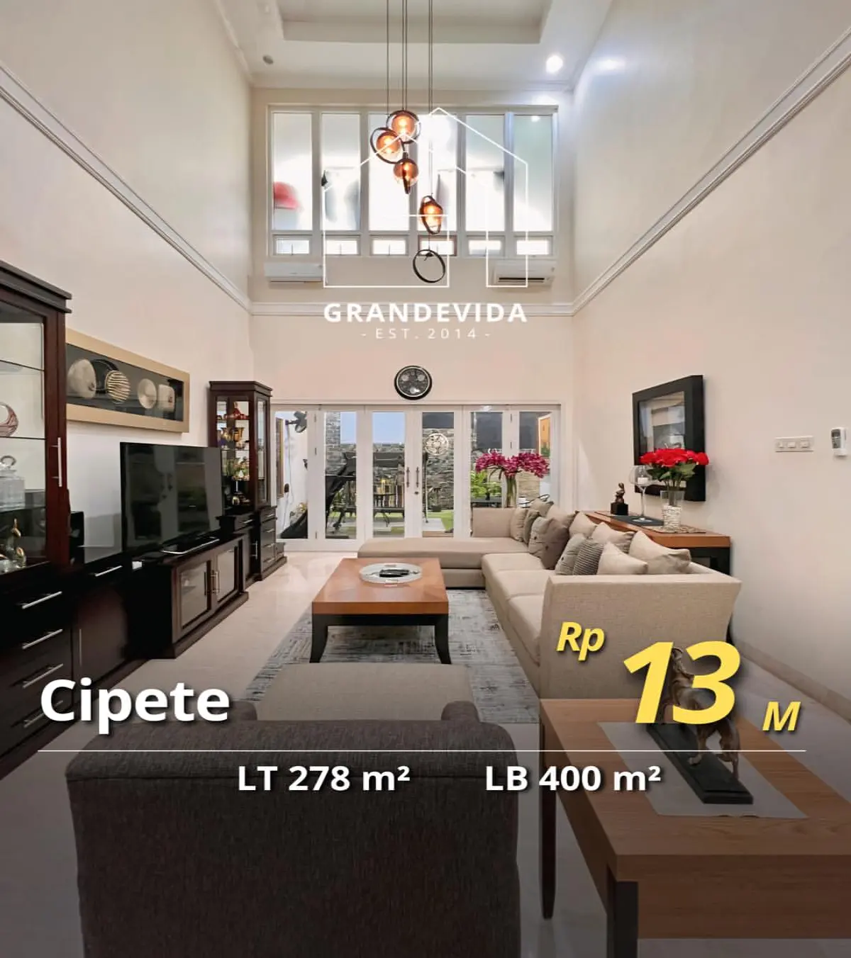 Rumah Dijual Cipete Selatan, Jakarta Selatan Dekat Fasilitas Umum