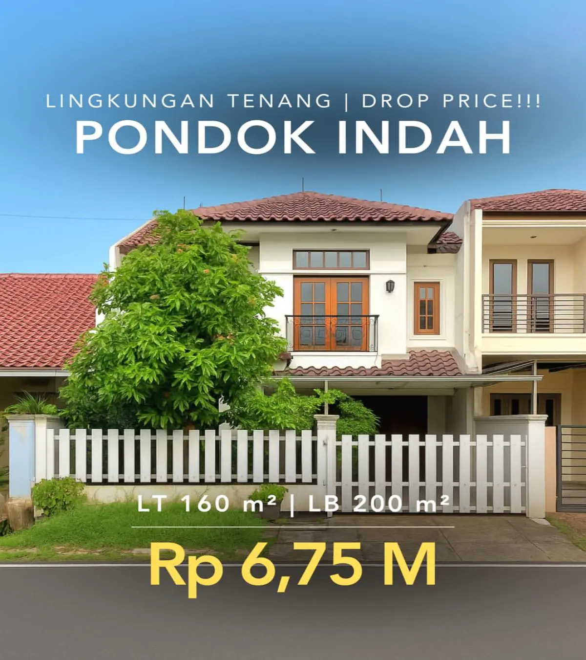 Rumah Murah Pondok Indah Jakarta Selatan Turun Harga