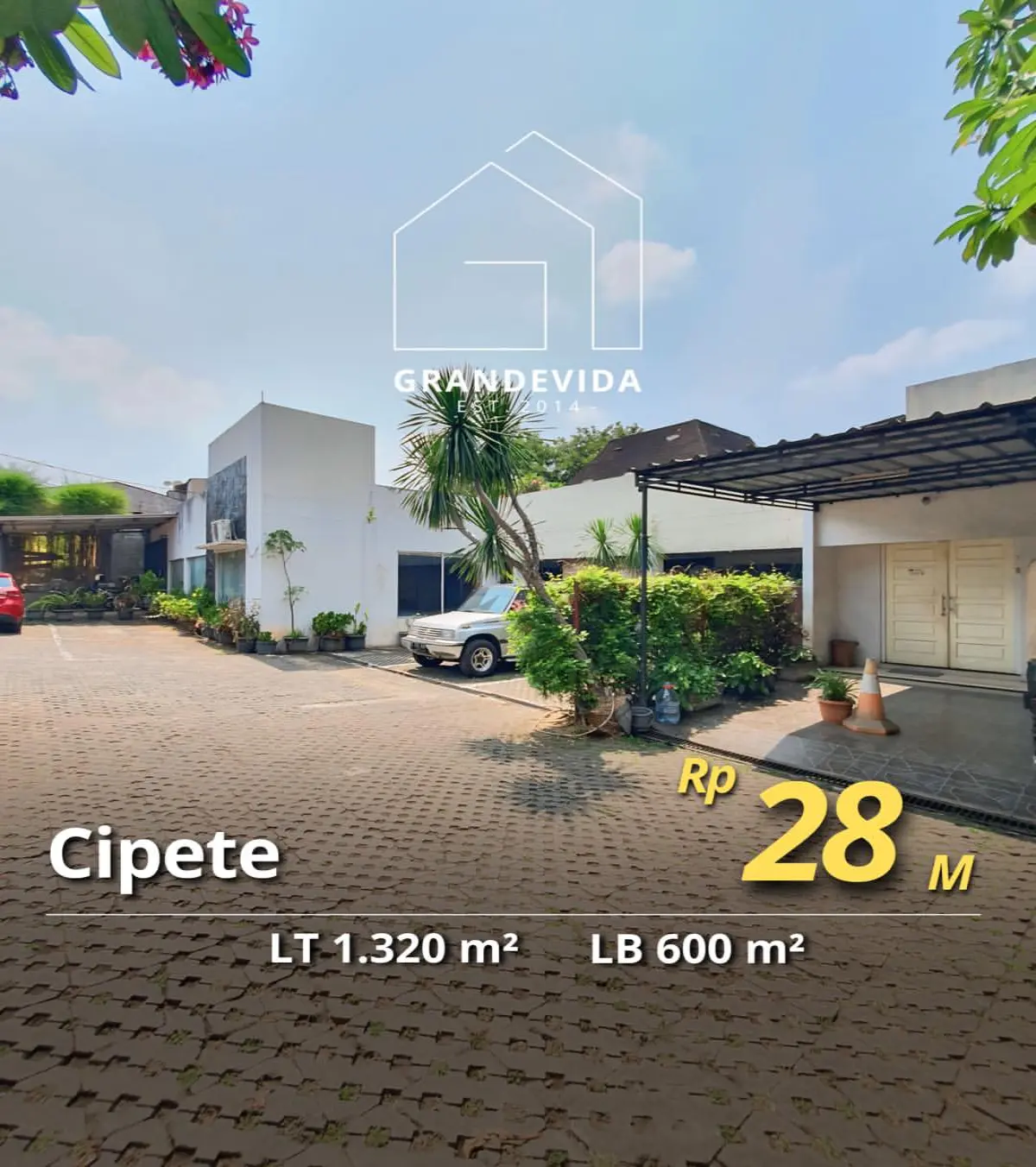 Rumah Cipete Jakarta Selatan, Rumah Tanah Luas di Pinggir Jalan