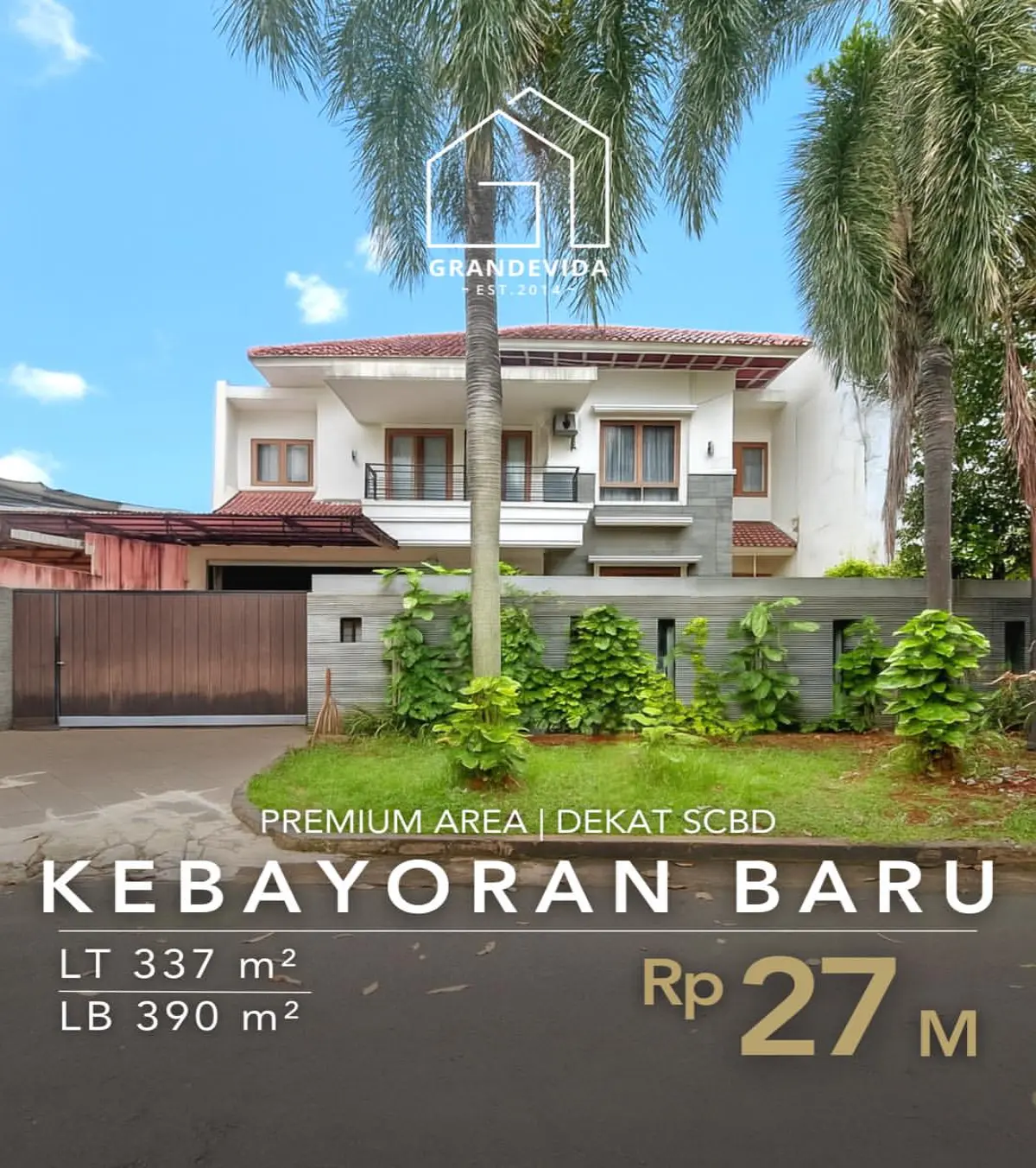 Rumah Mewah Kebayoran Baru Dekat SCBD - Jakarta Selatan