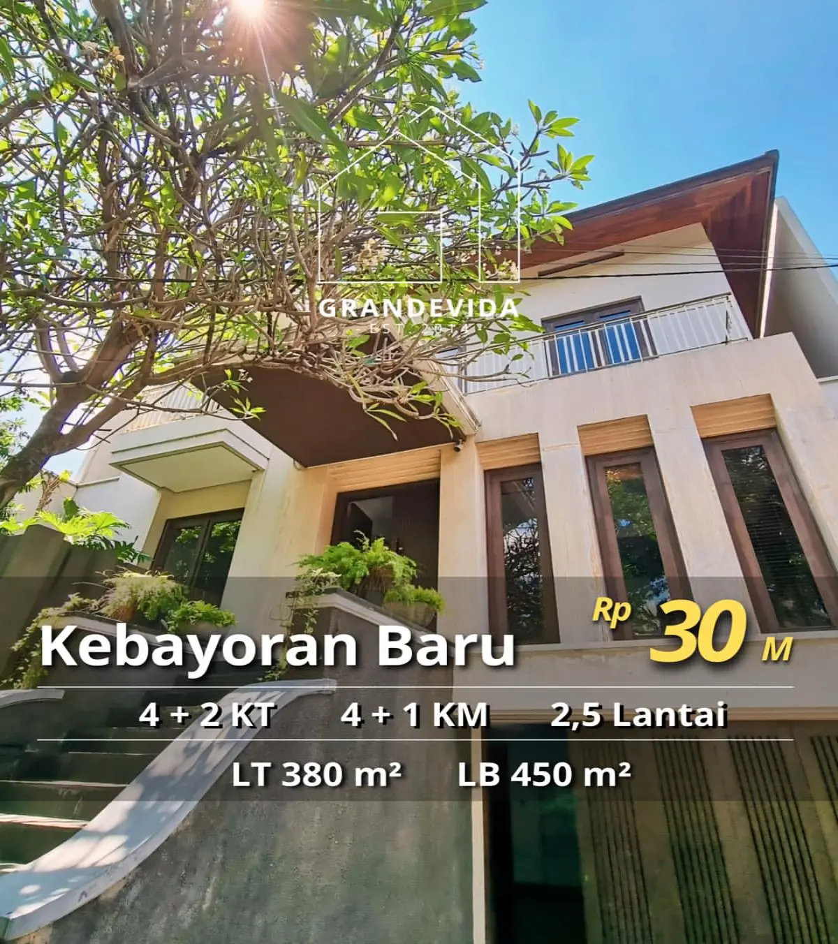 Rumah Mewah Dijual di Kebayoran Baru Jakarta Selatan
