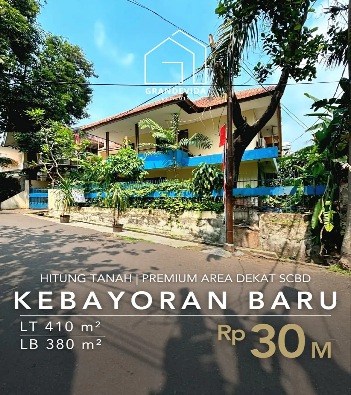 Rumah Dijual Tulodong Kebayoran Baru Jakarta Selatan