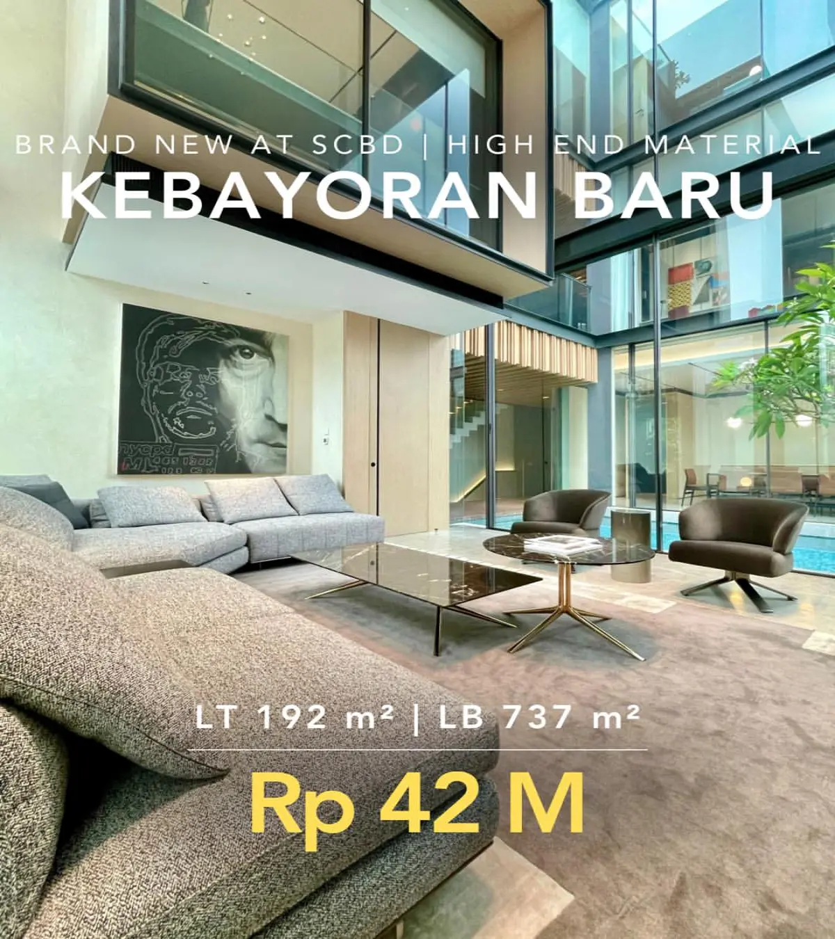 Rumah Dijual Kebayoran Baru Fully Furnished