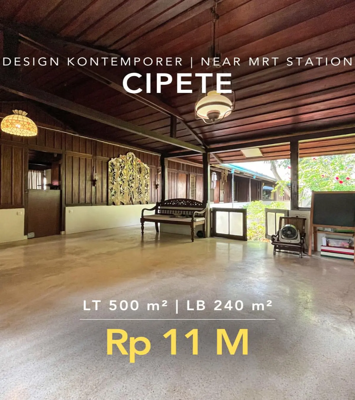 Rumah Dijual Cipete Design Kontemporer