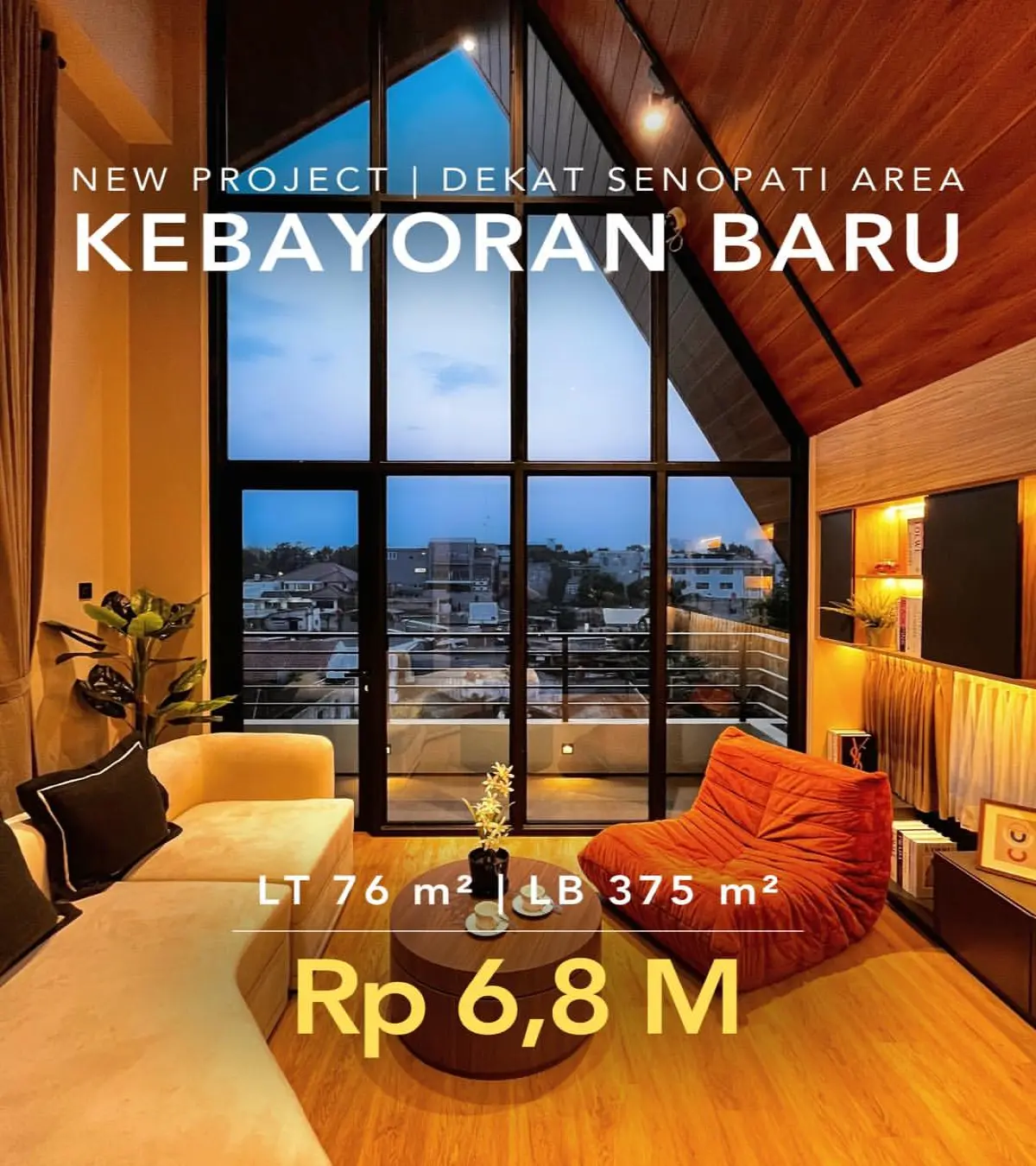 Rumah Baru Dijual di Kebayoran Baru