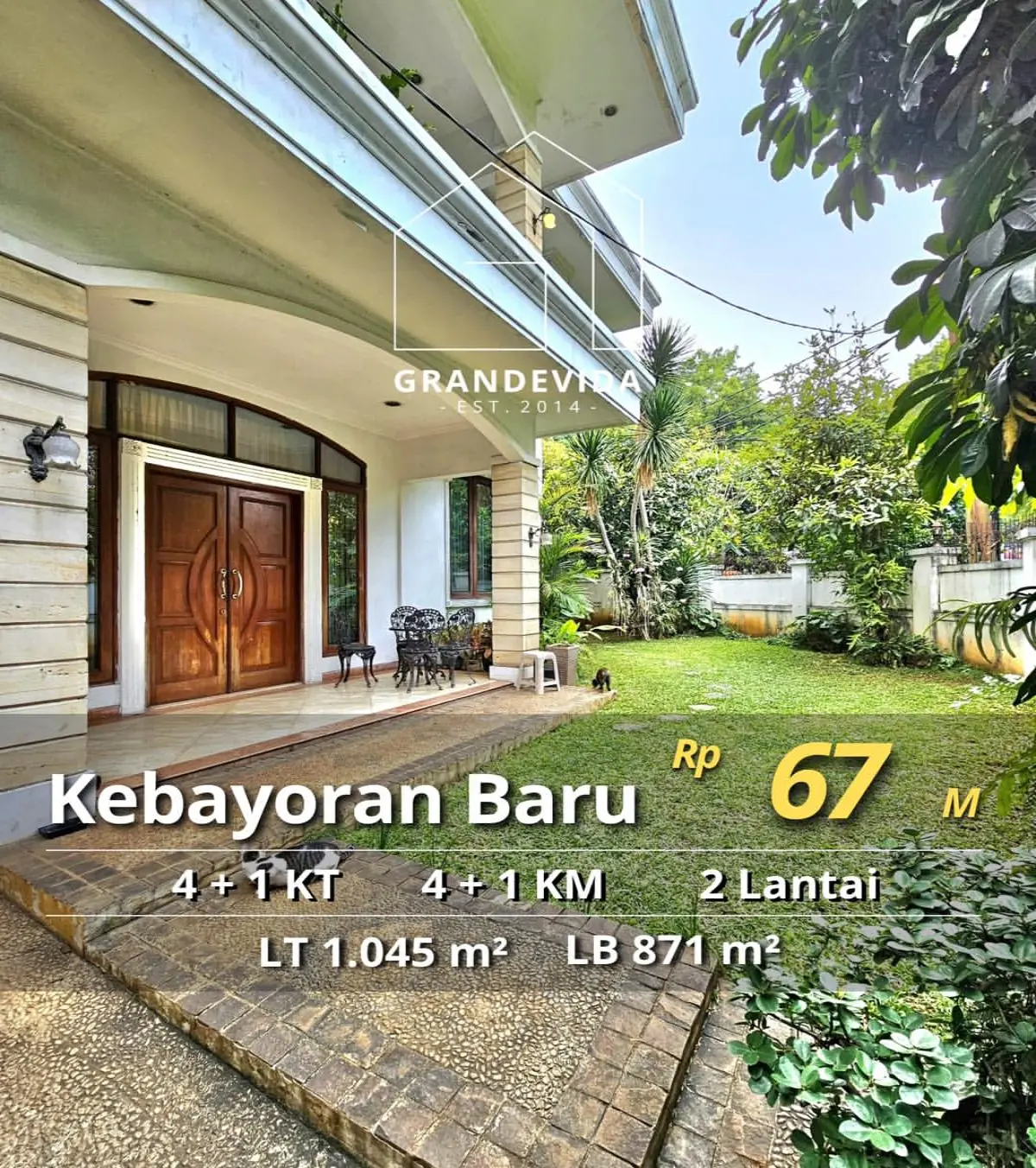 Rumah Dijual di Sungai Sambas Kebayoran Baru