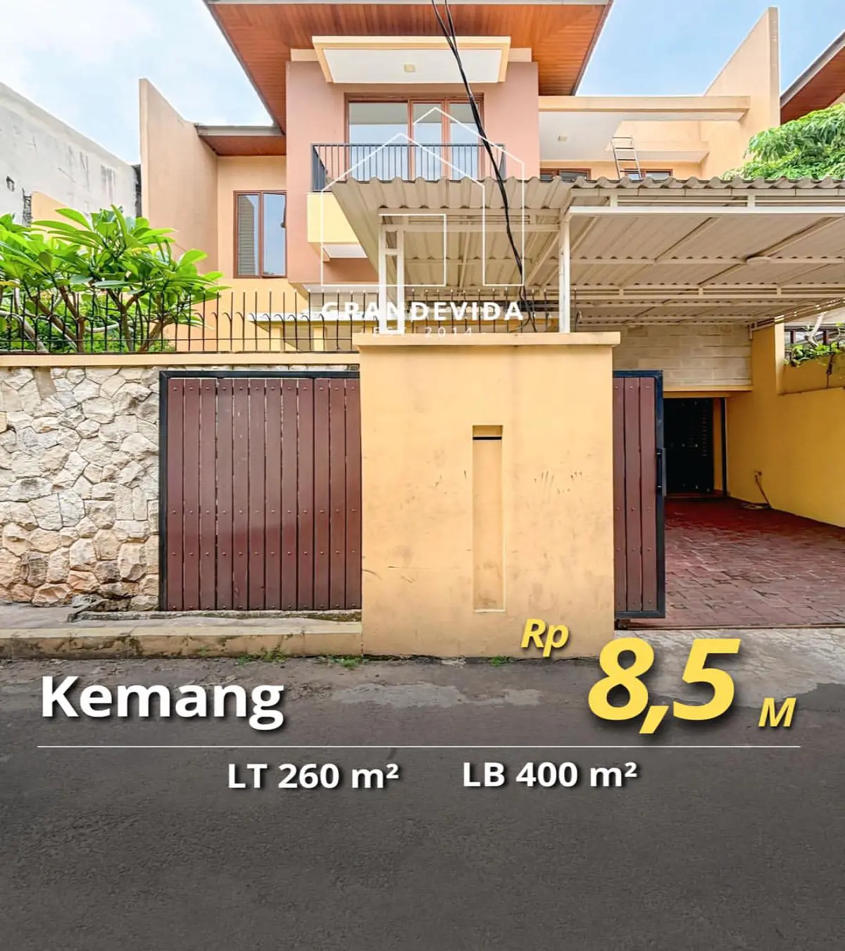 Rumah Dijual di Kemang Lokasi tidak Banjir