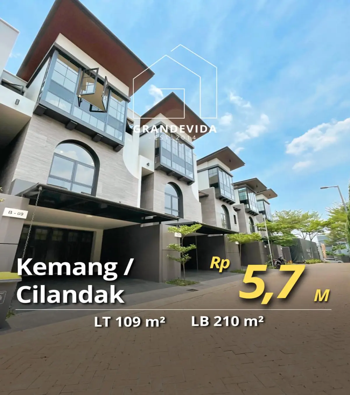 Rumah Dijual di Cilandak Dalam Townhouse