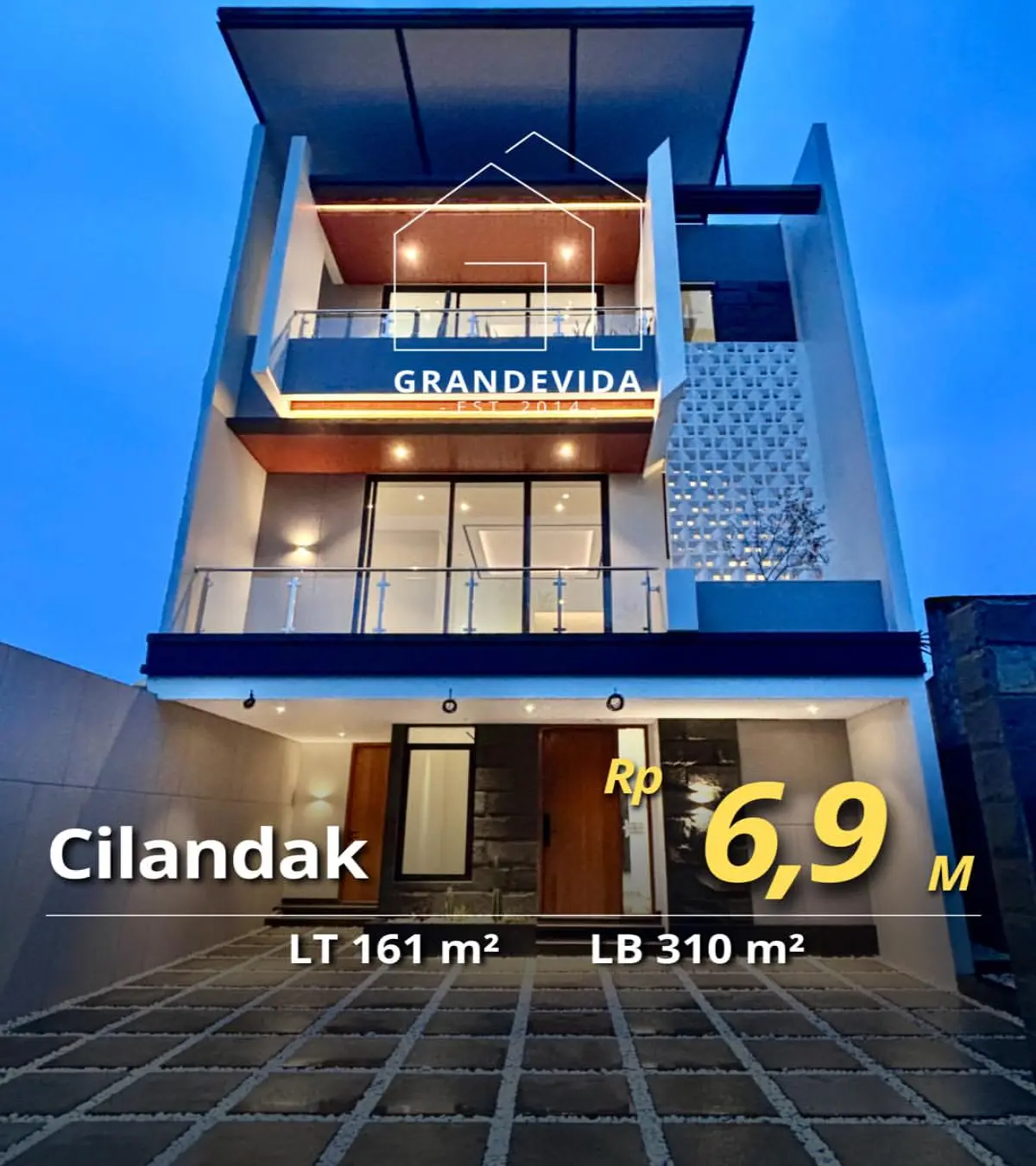 Rumah Dijual di Cilandak Ada Rooftop