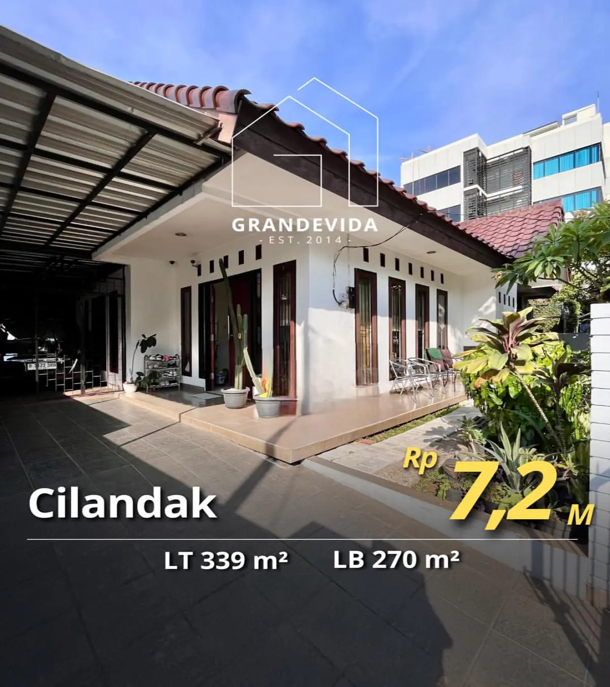 Rumah Dijual di Cilandak Dekat MRT Fatmawati