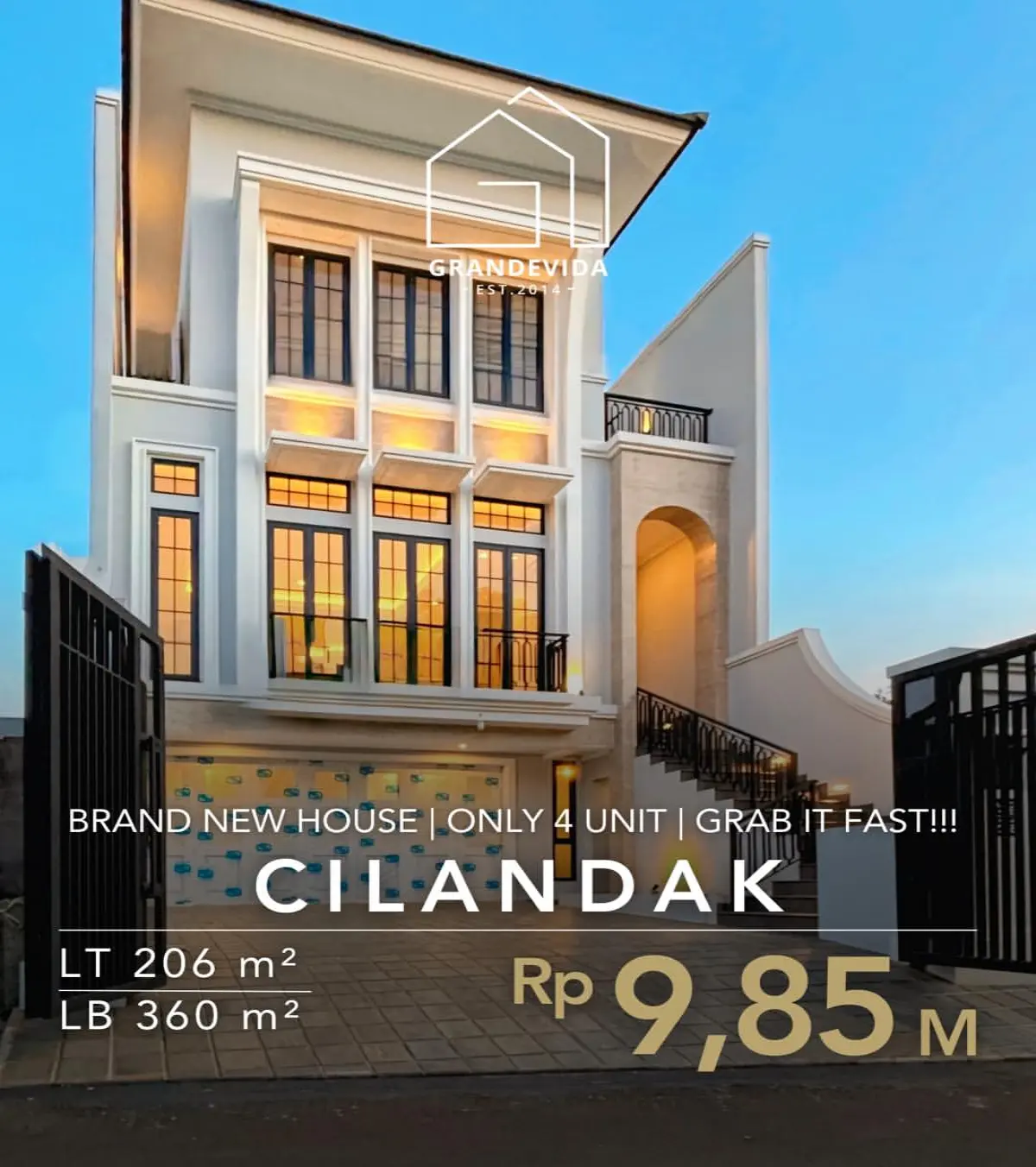 Rumah Dijual di Cilandak Bangunan Baru