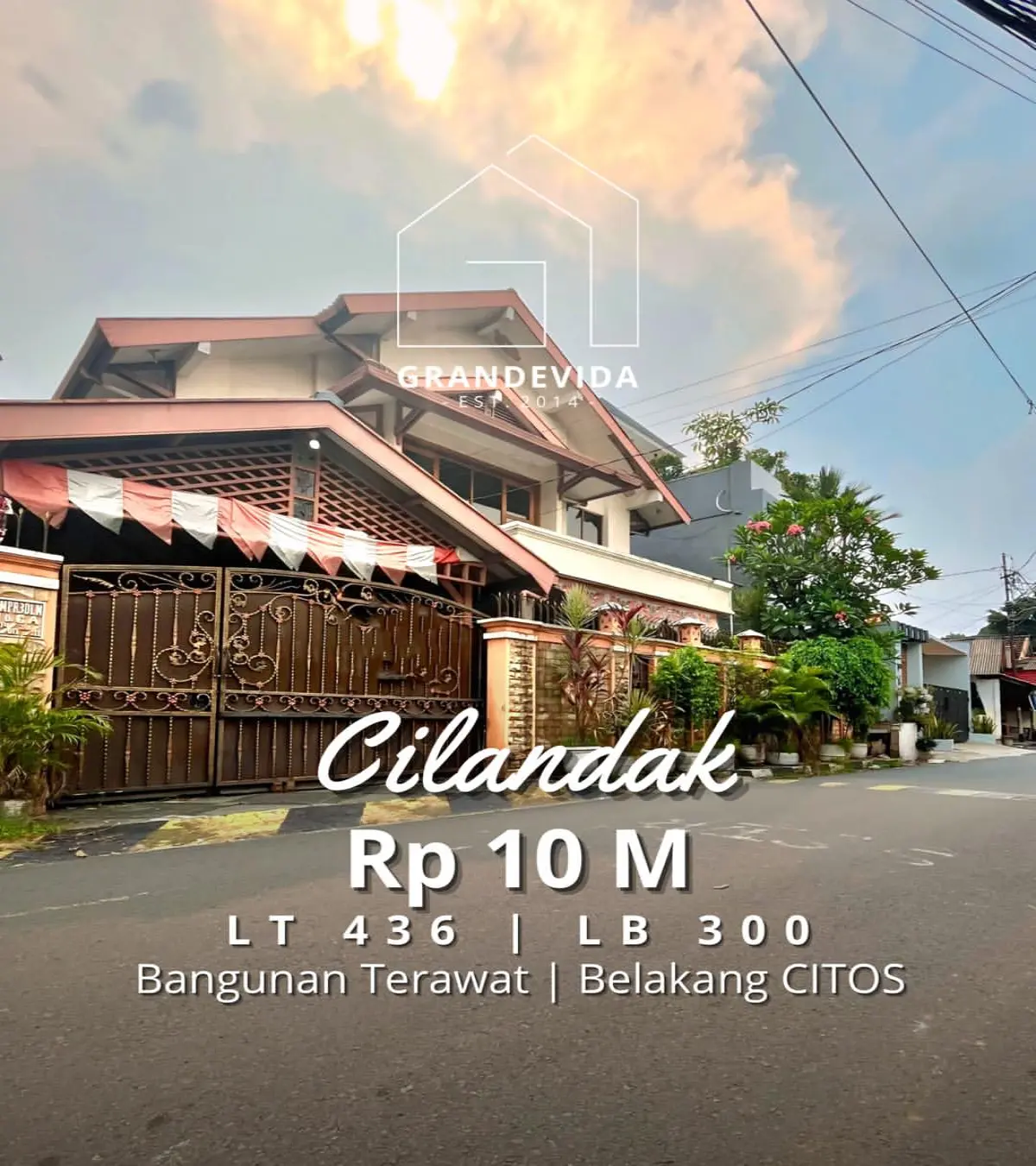 Rumah Dijual di Cilandak lokasi Strategis deka mall