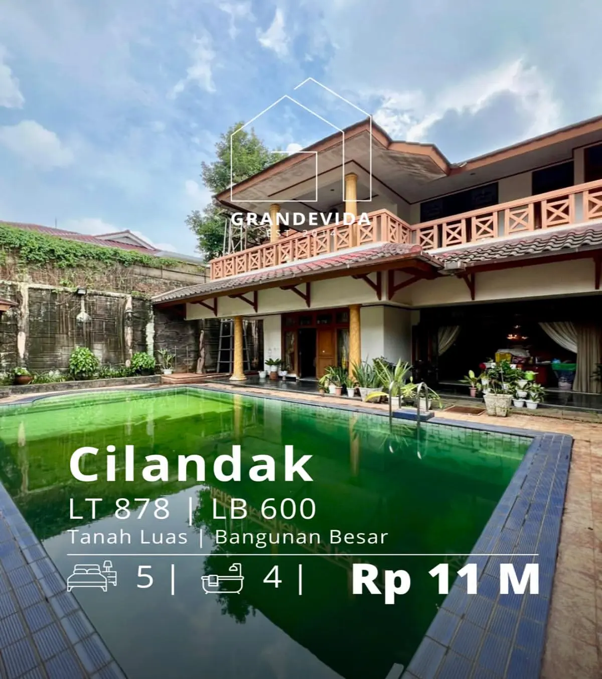 Rumah Dijual di Cilandak Margasatwa Harga Murah