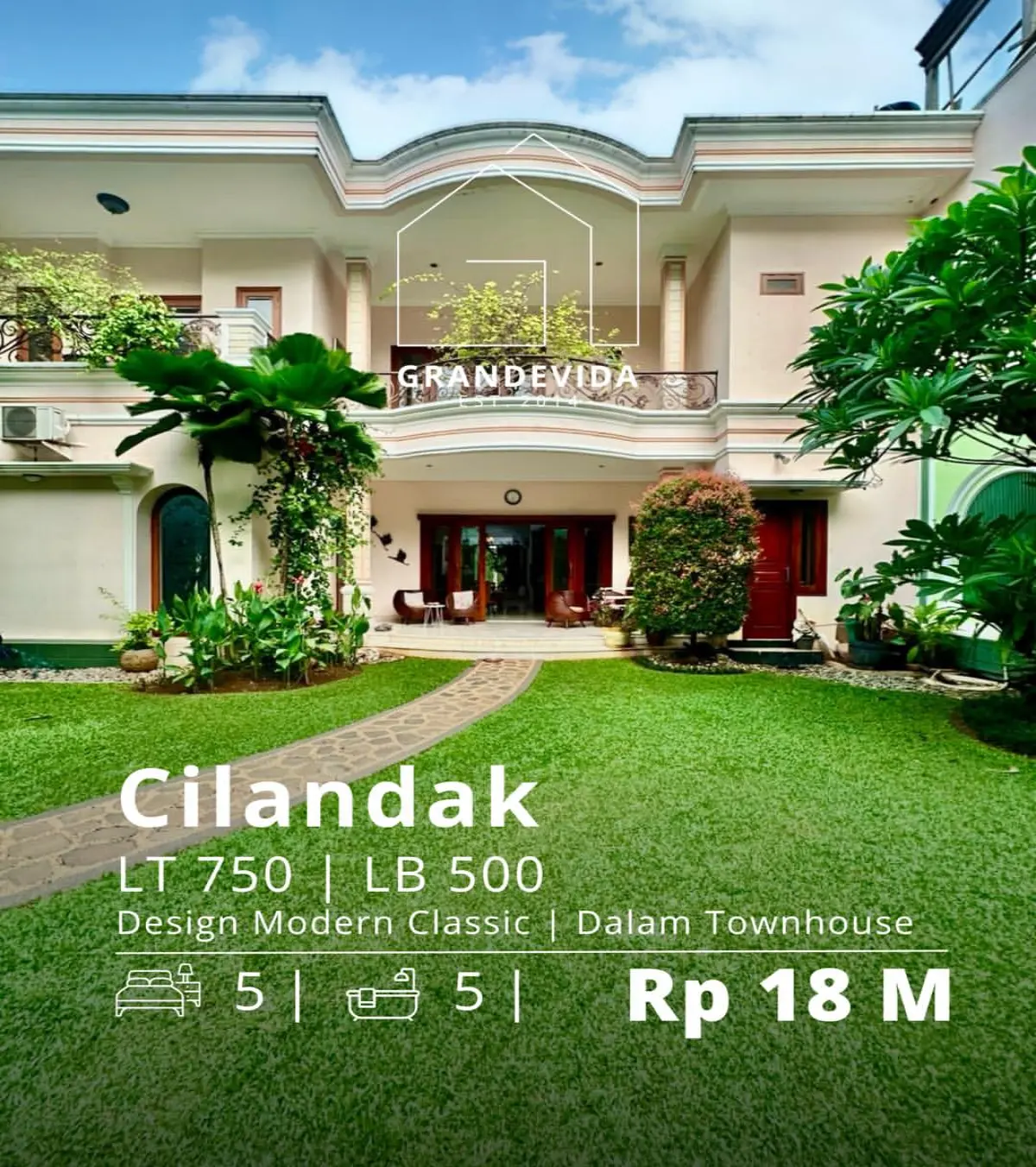 Rumah Dijual di Cilandak Bukit Indah Siap Huni