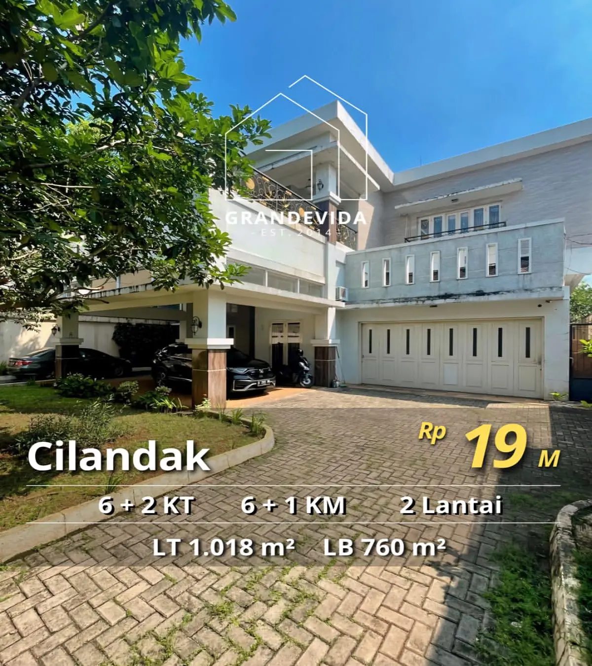 Rumah Dijual di Cilandak Punya Halaman Luas