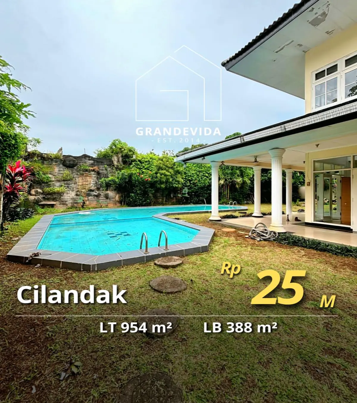 Rumah Dijual di Cilandak Ada Kolam Renang