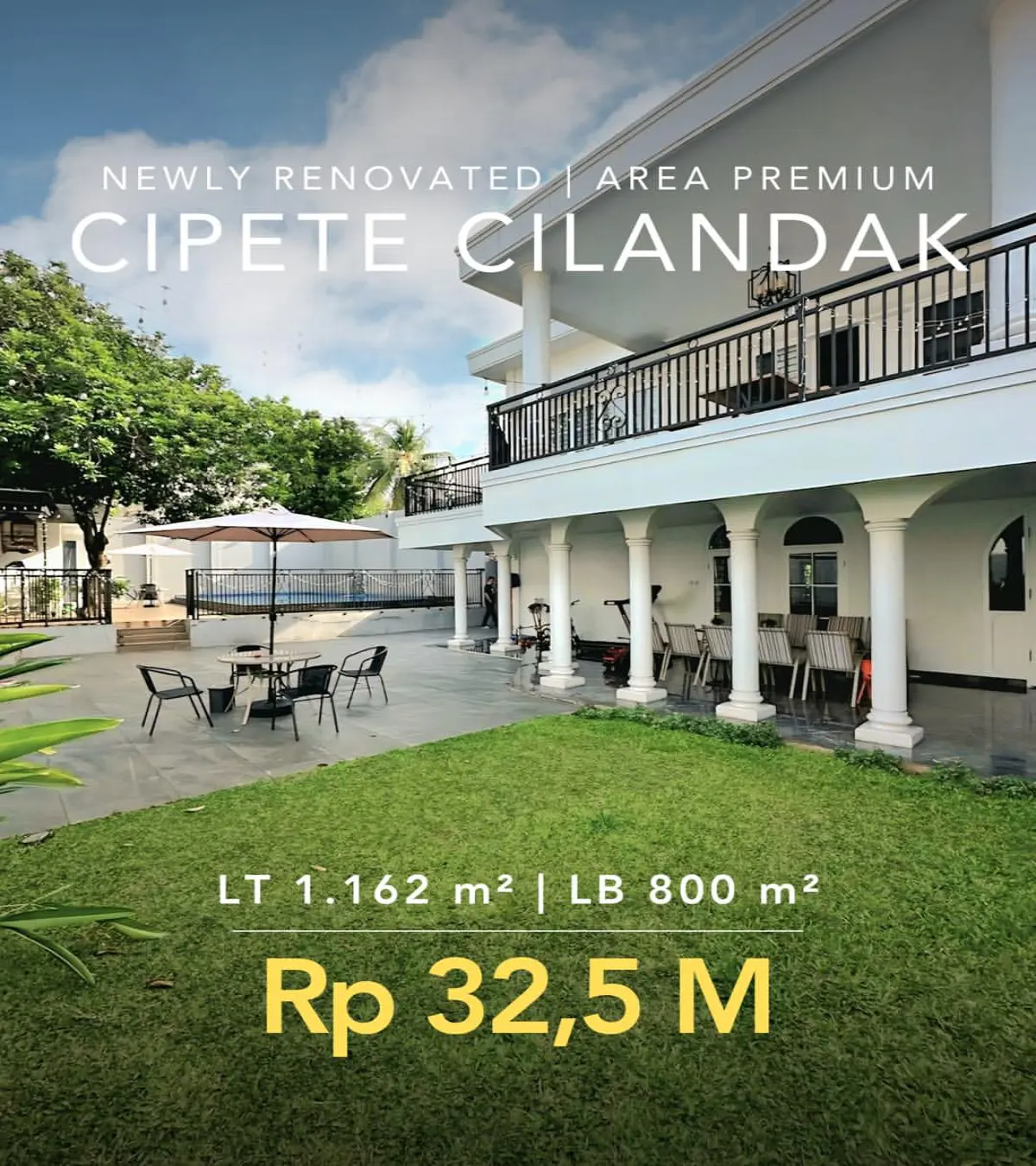 Rumah Dijual di Cilandak Jl Deplu