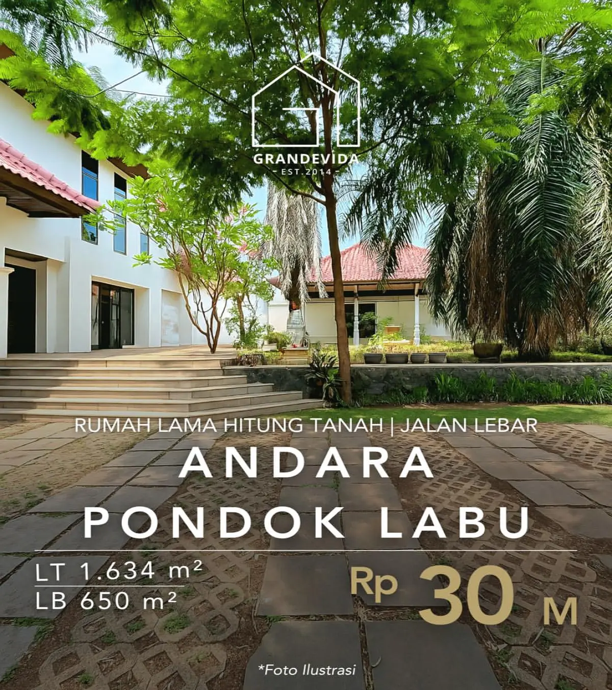 Rumah Dijual di Pondok Labu  - Area Andara