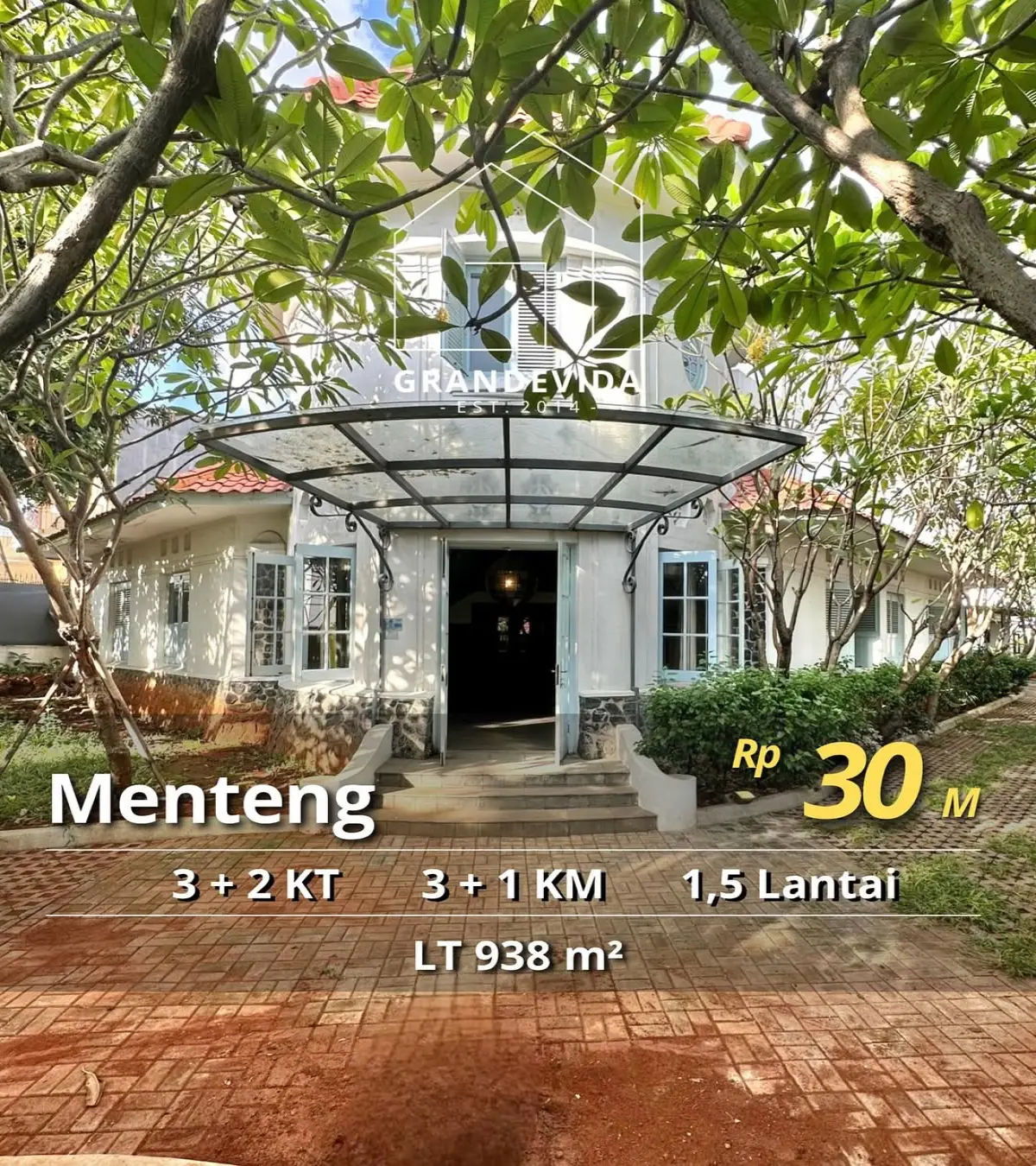 Rumah Dijual di Menteng - Rumah Siap Huni Lokasi Juara