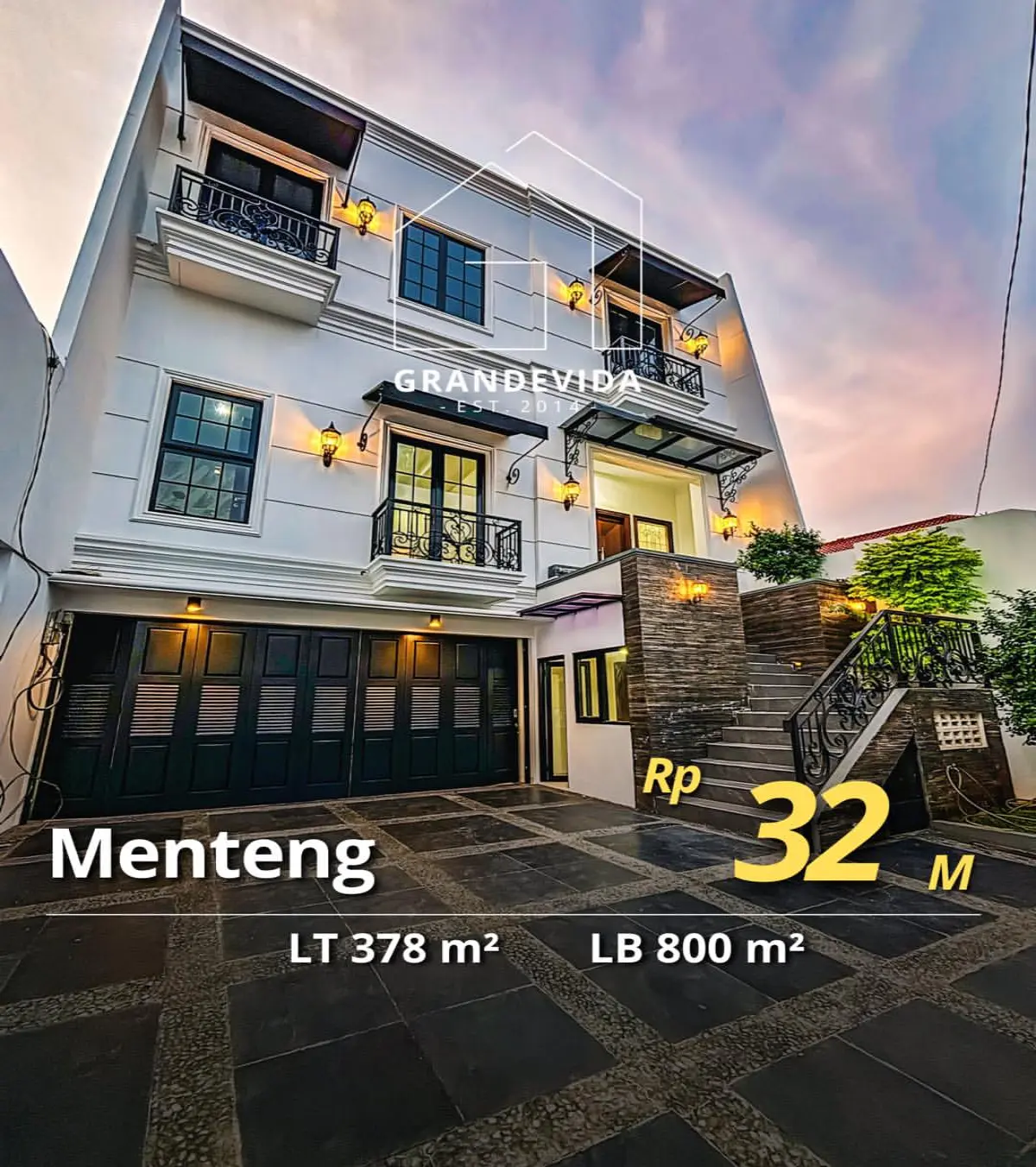 Rumah Dijual di Menteng Turun Harga