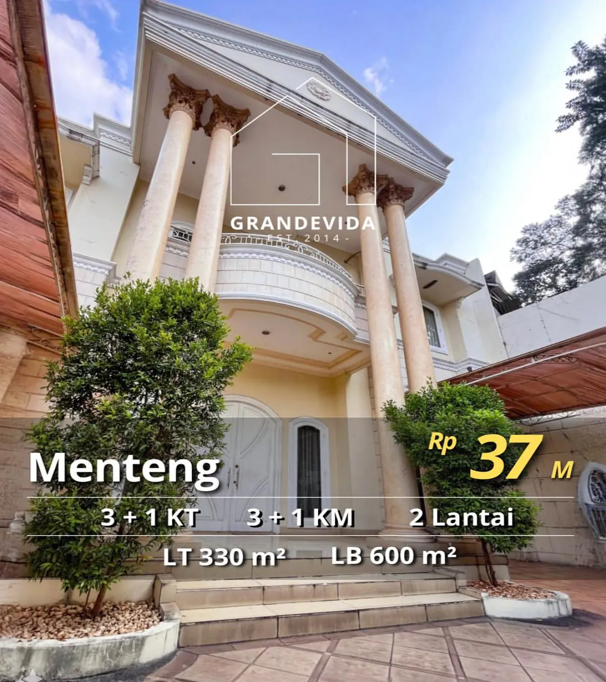 Rumah Dijual di Menteng - Rumah Dekat Pusat Kota