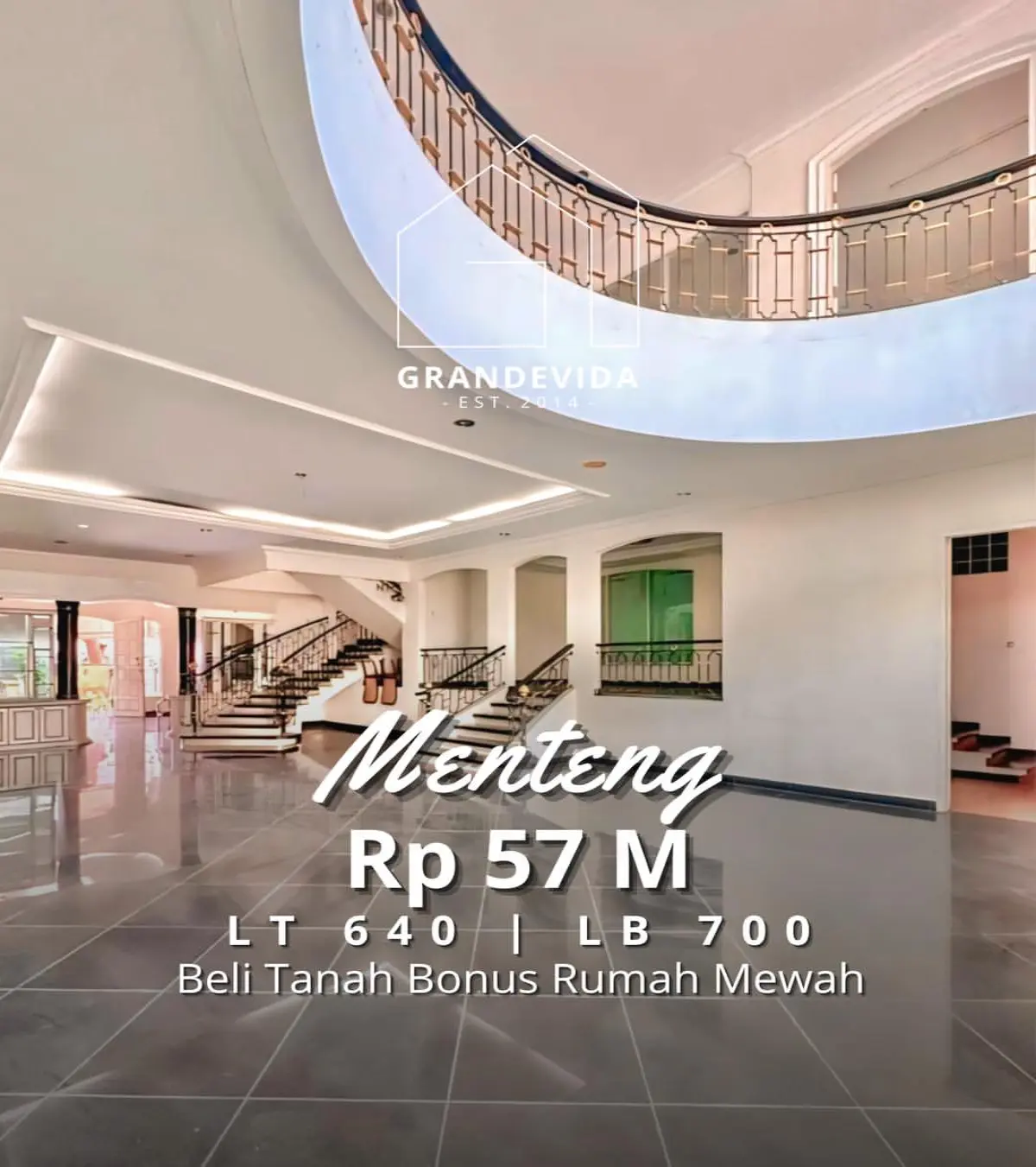 Rumah Dijual di Menteng Bondowoso