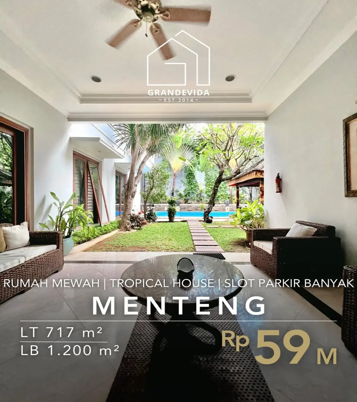 Rumah Dijual di Menteng Lokasi Terbaik dekat Pusat Bisnis