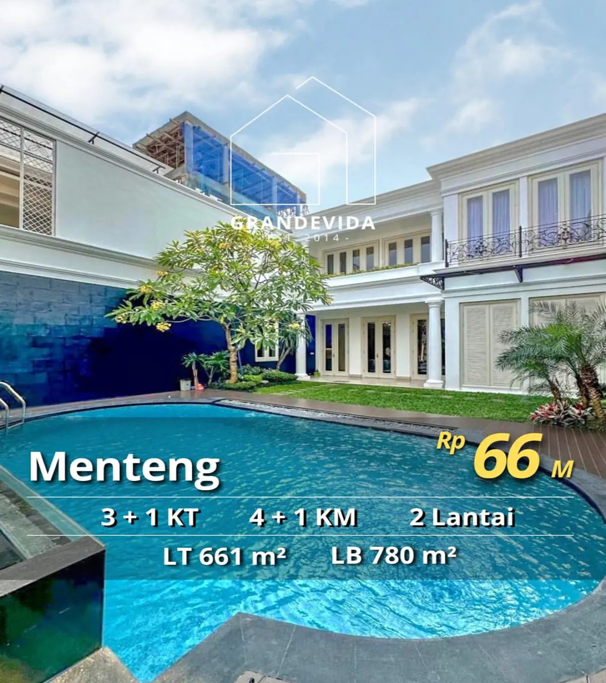 Rumah Dijual di Menteng Subang Jakarta Pusat