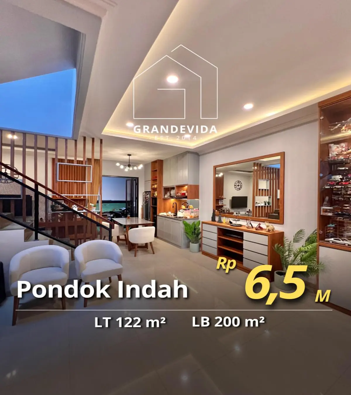 Rumah Dijual di Pondok Indah Pinang Mas